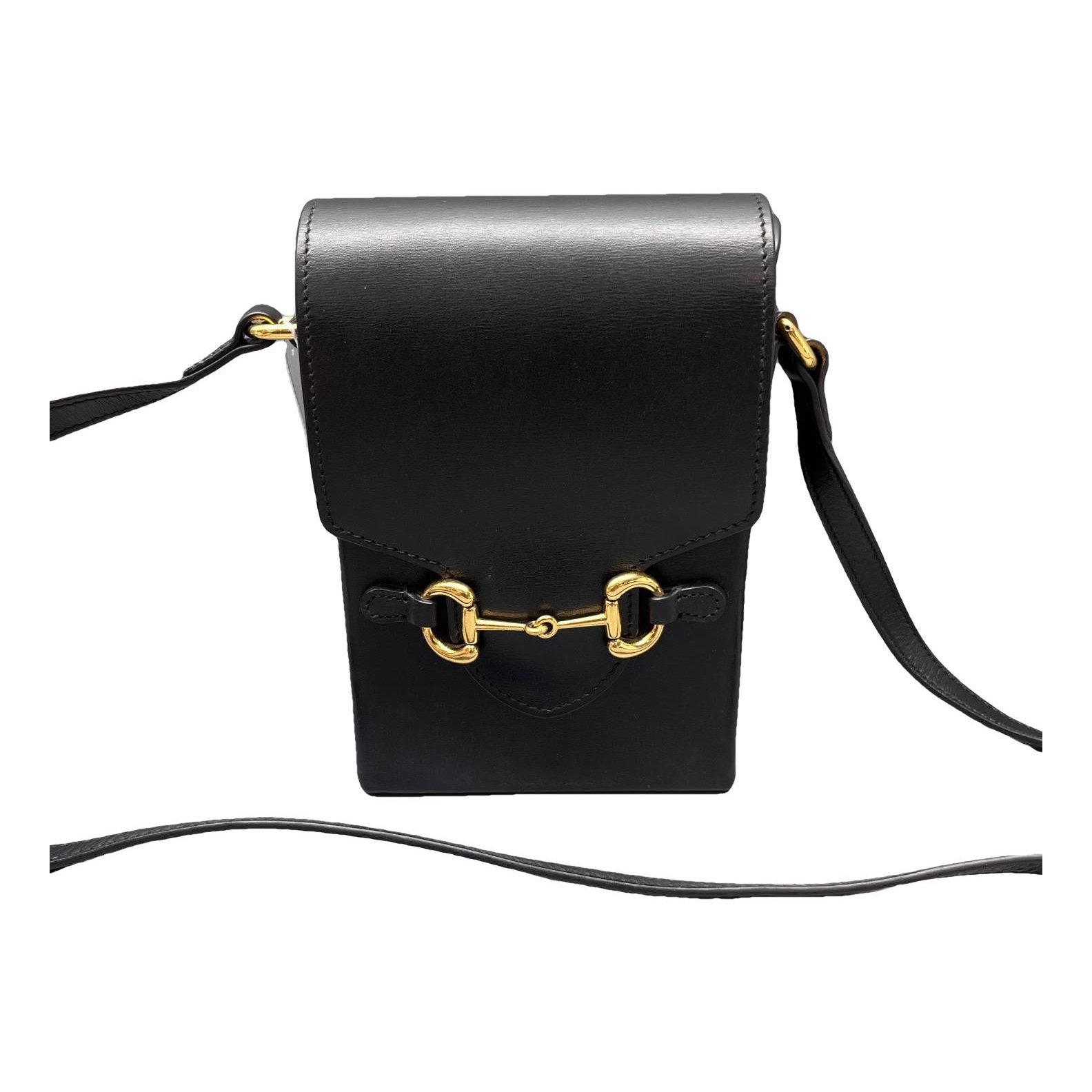 Horsebit 1955 Vertical leather handbag