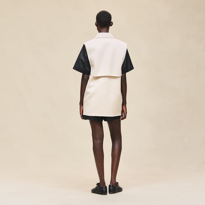 Blanc Sable "Chaine d'Ancre" Short Vest
