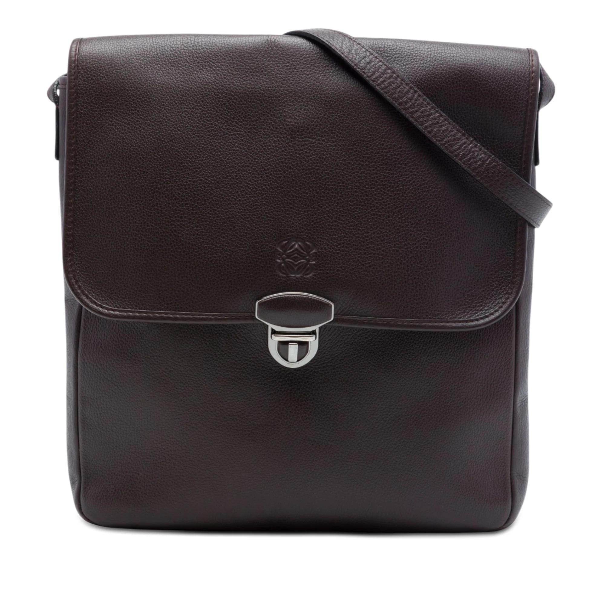 Anagram leather bag