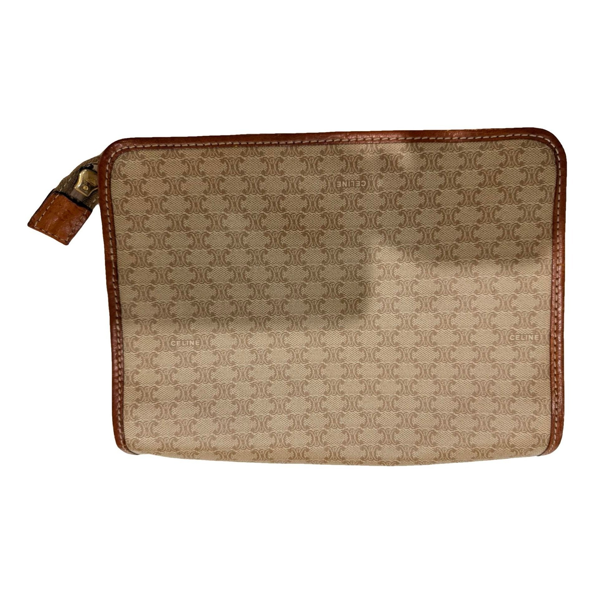 Vinyl clutch bag