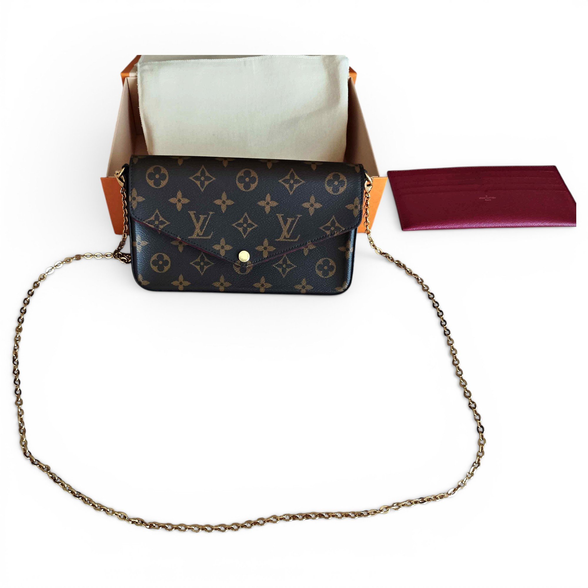Louis Vuitton Félicie leather crossbody bag