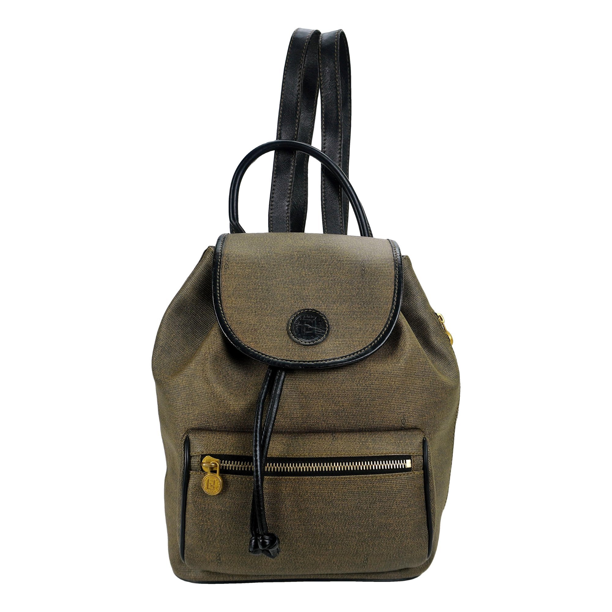Leather backpack