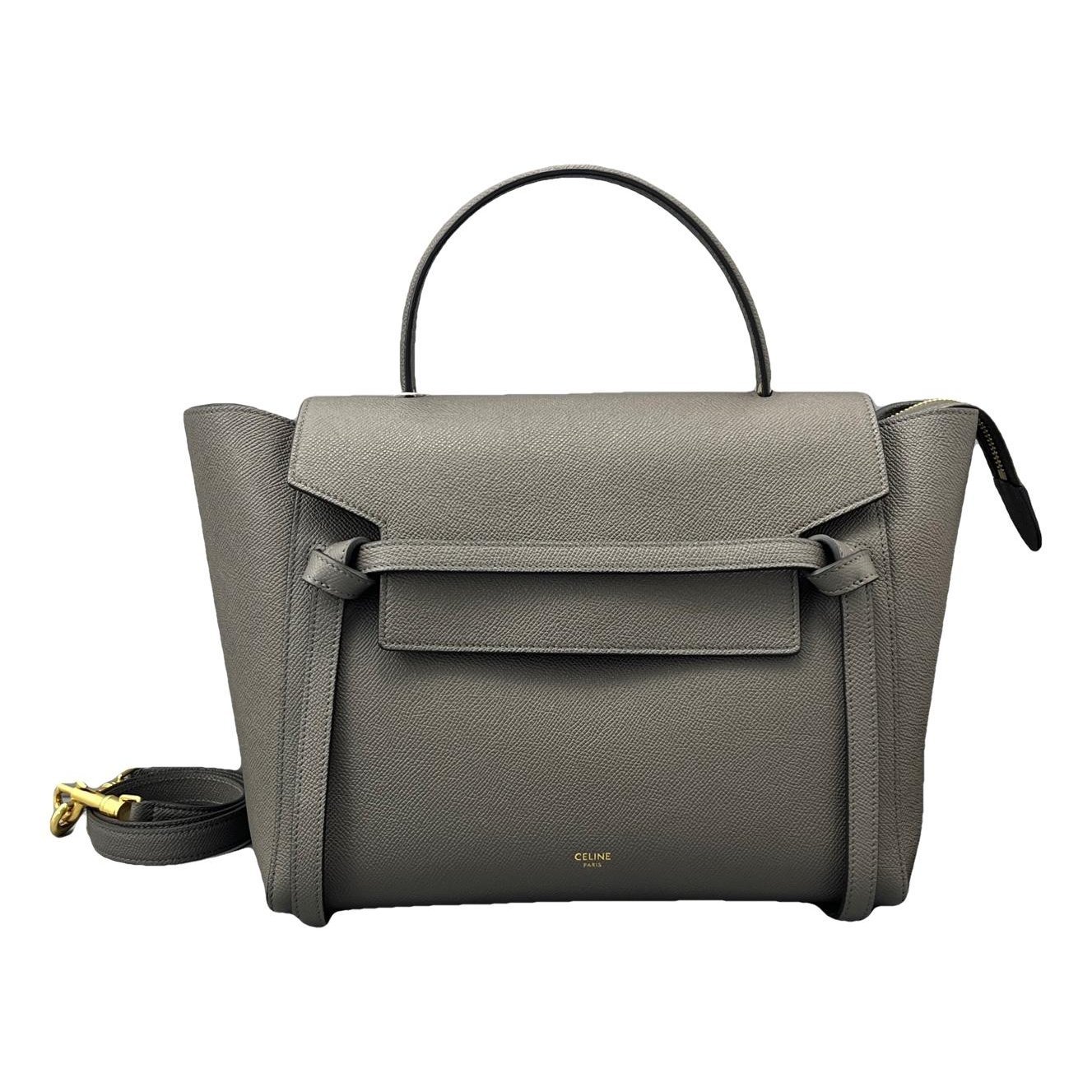 Belt leather handbag