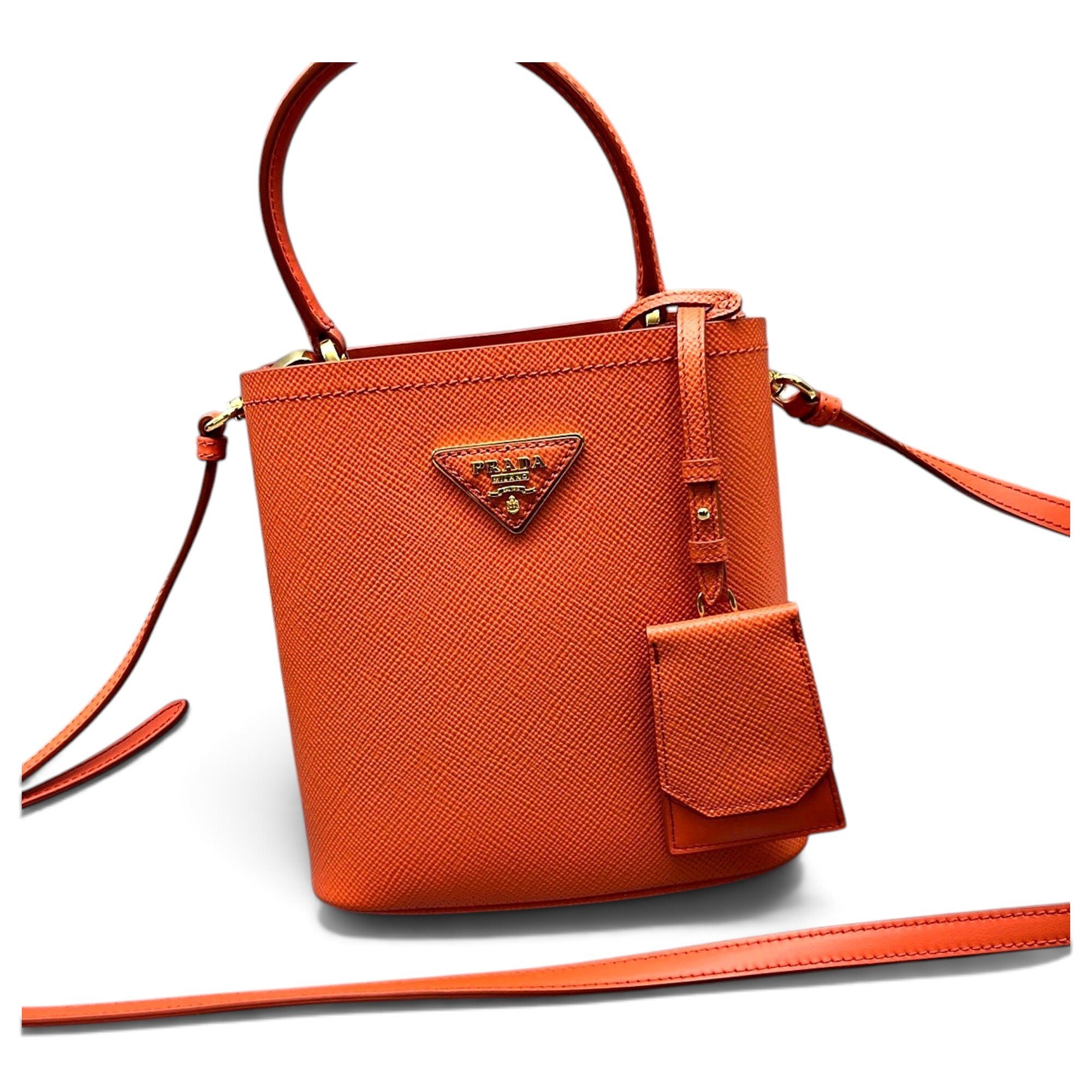 Panier leather handbag