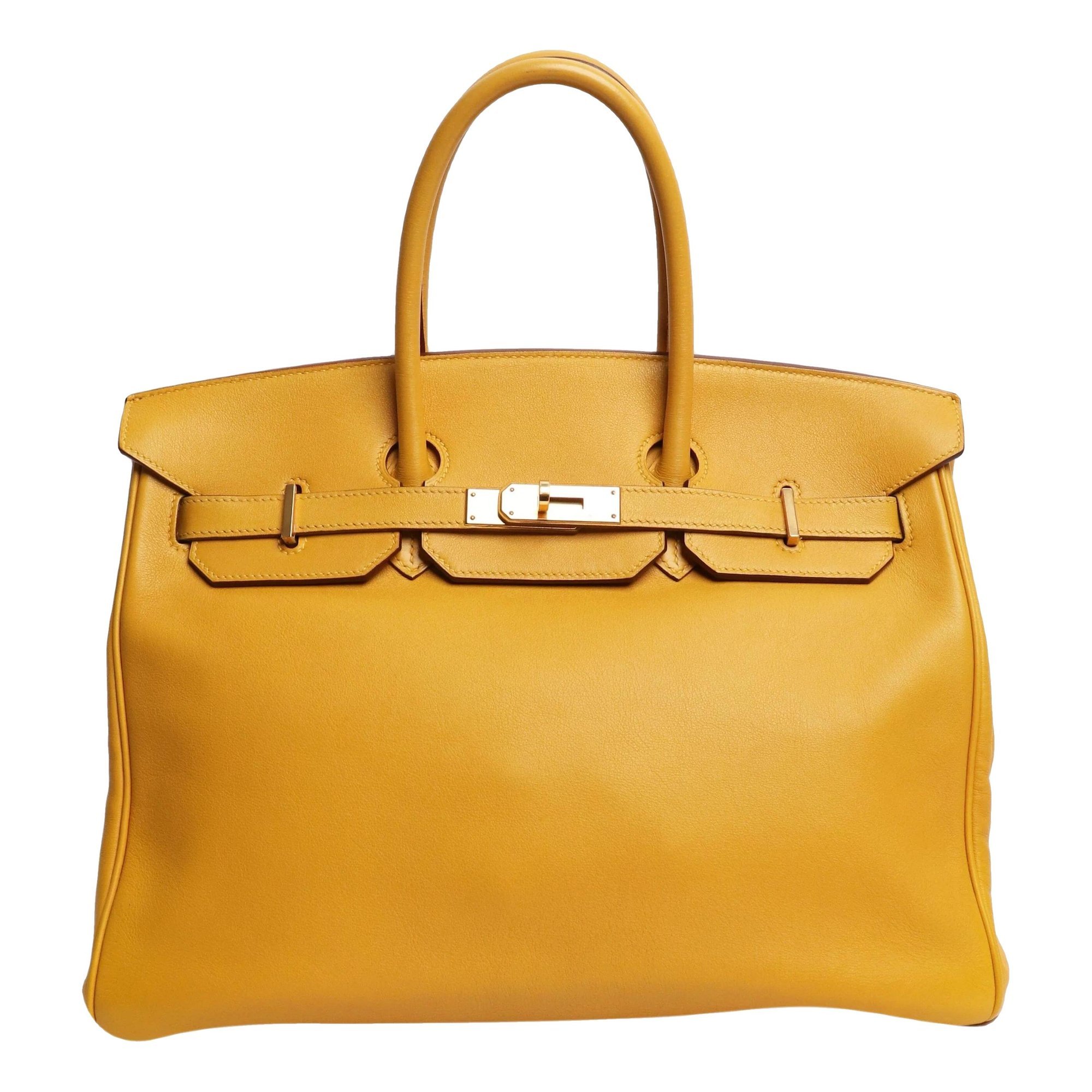 Birkin 35 leather bag