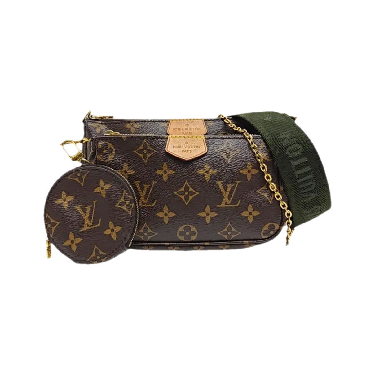 Maxi Multi Pochette Accessoires leather crossbody bag