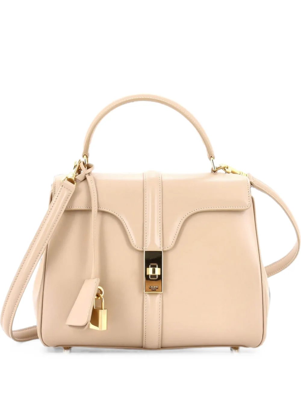 16 Top Handle Bag Smooth Calfskin Small satchel