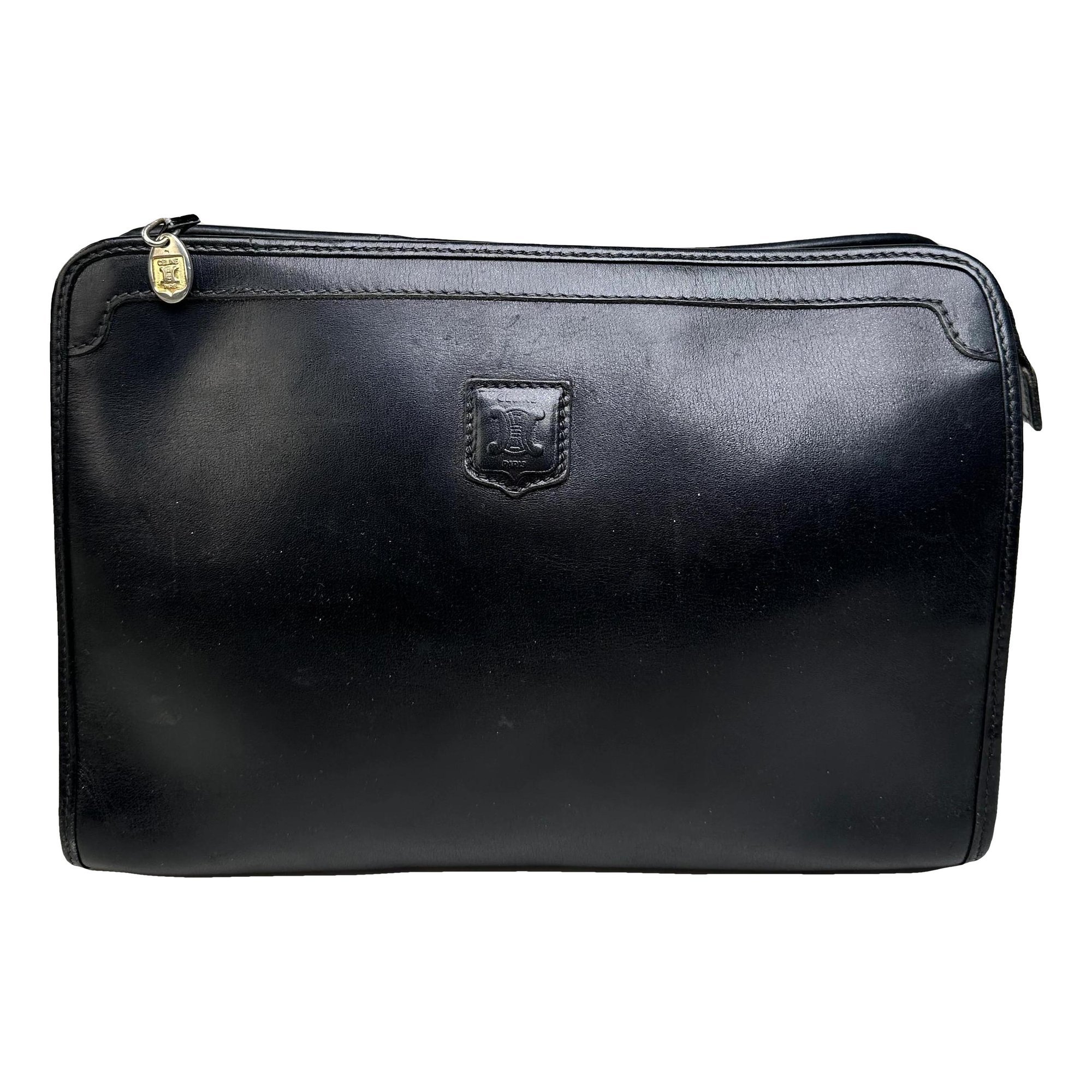 Triomphe leather mini bag