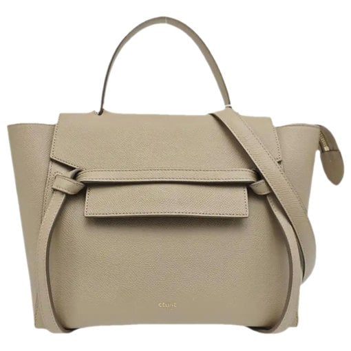 Belt leather handbag
