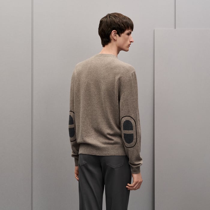 Vigoureux "Maillon Chaine d'Ancre" Crewneck Cashmere Sweater