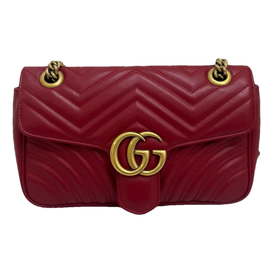 GG Marmont Flap leather handbag
