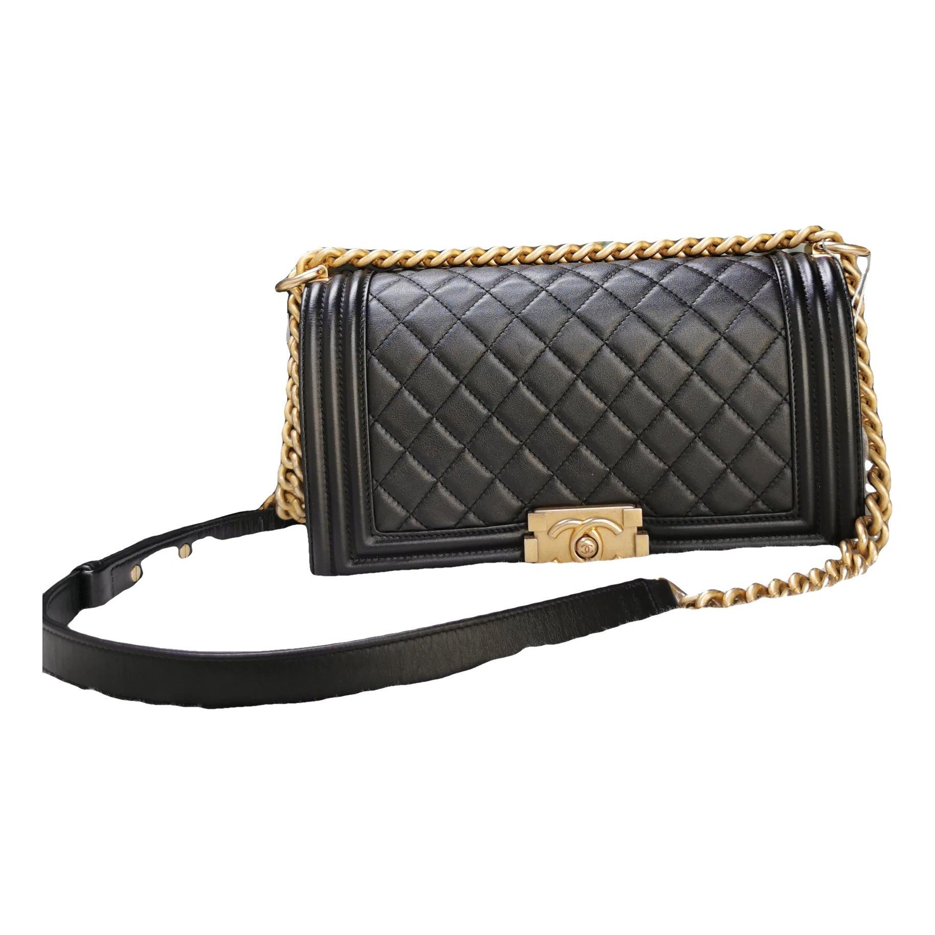 Boy leather crossbody bag