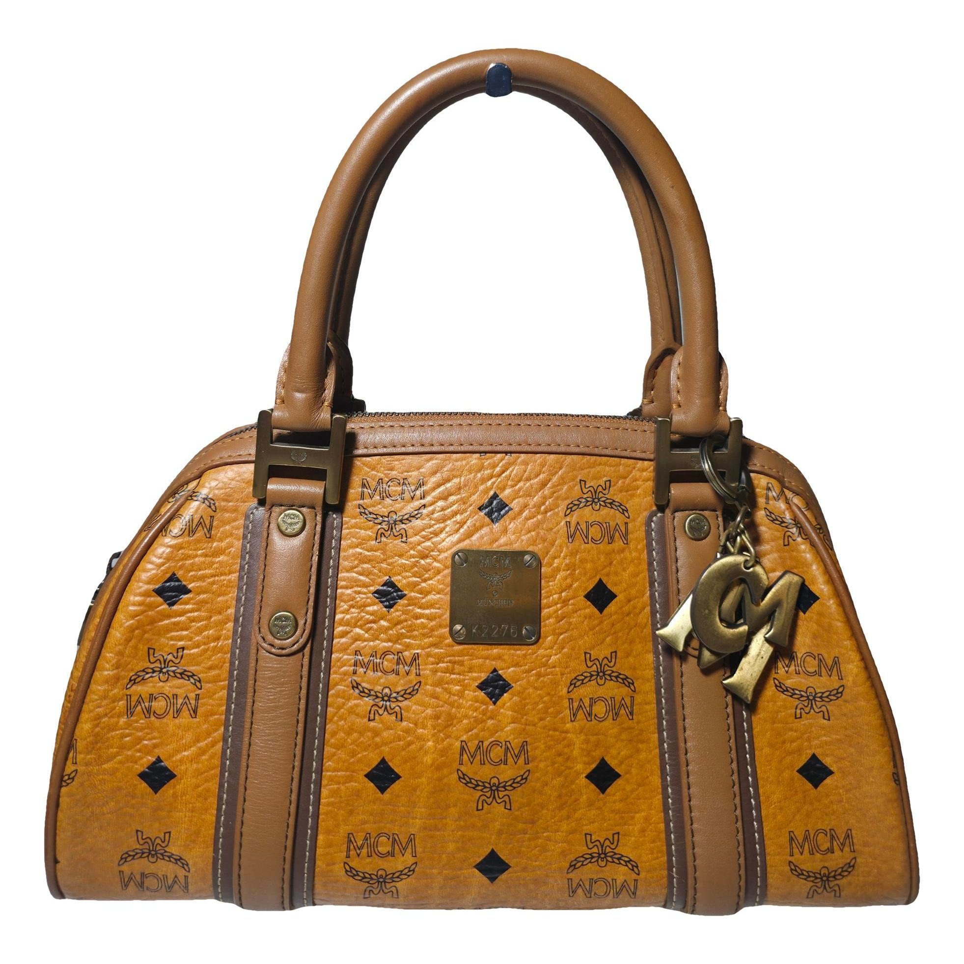 Boston leather handbag