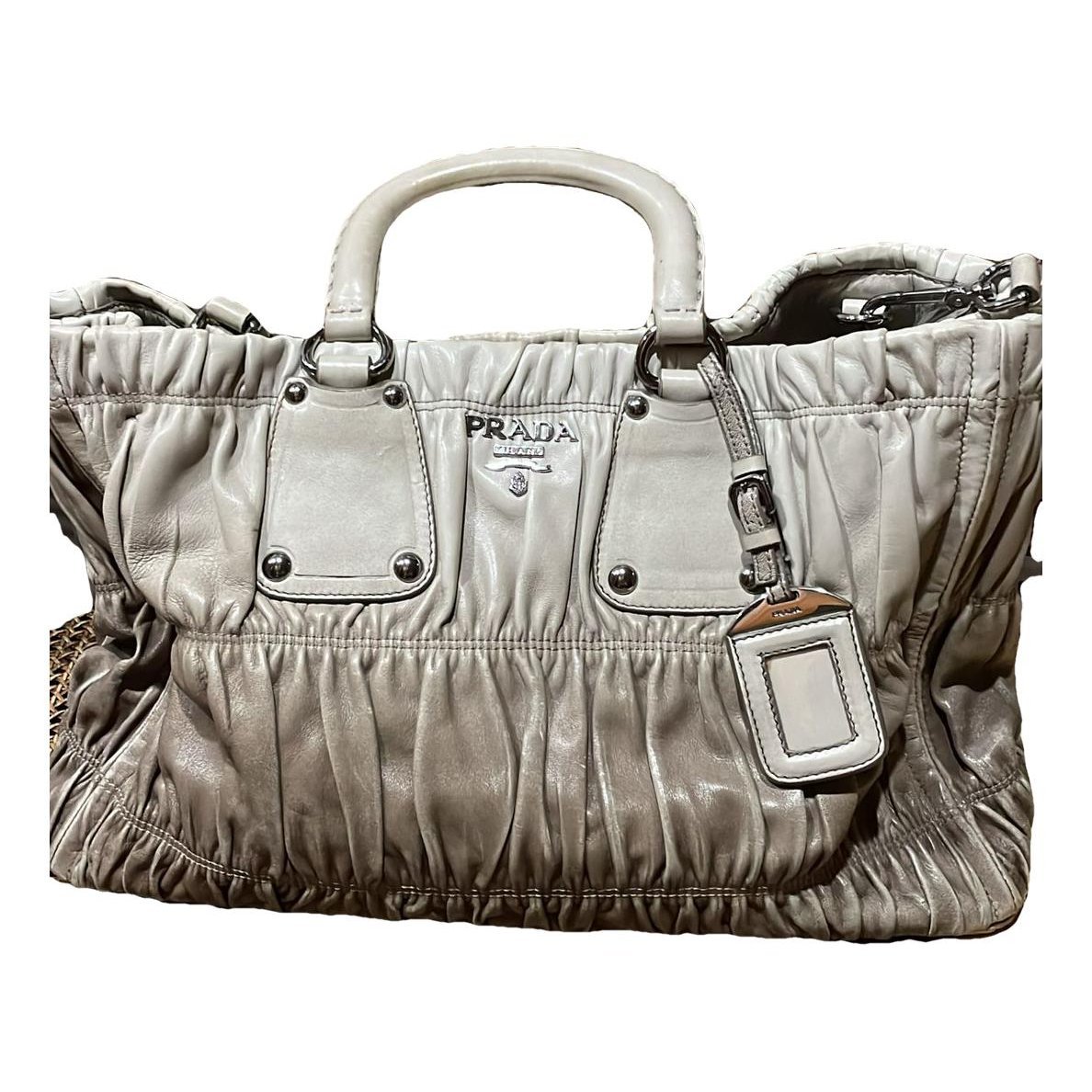 Leather tote
