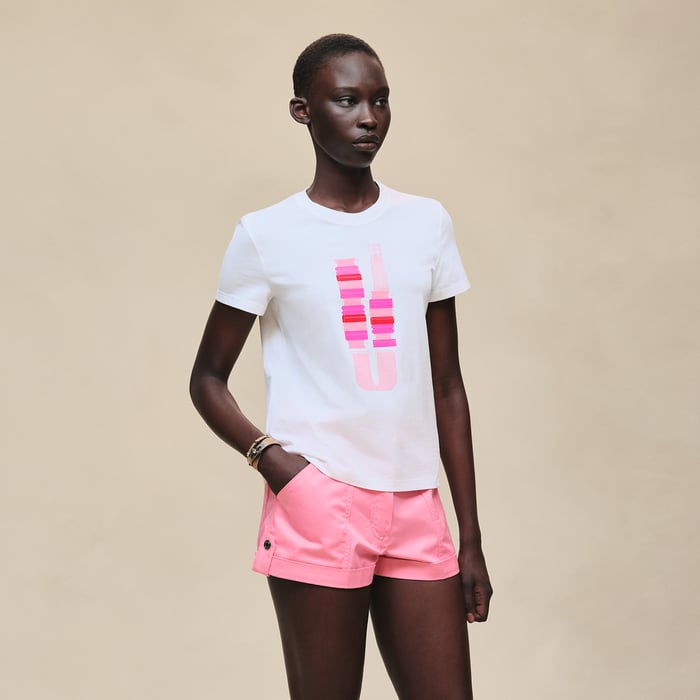 Blanc Printed Straight T-shirt