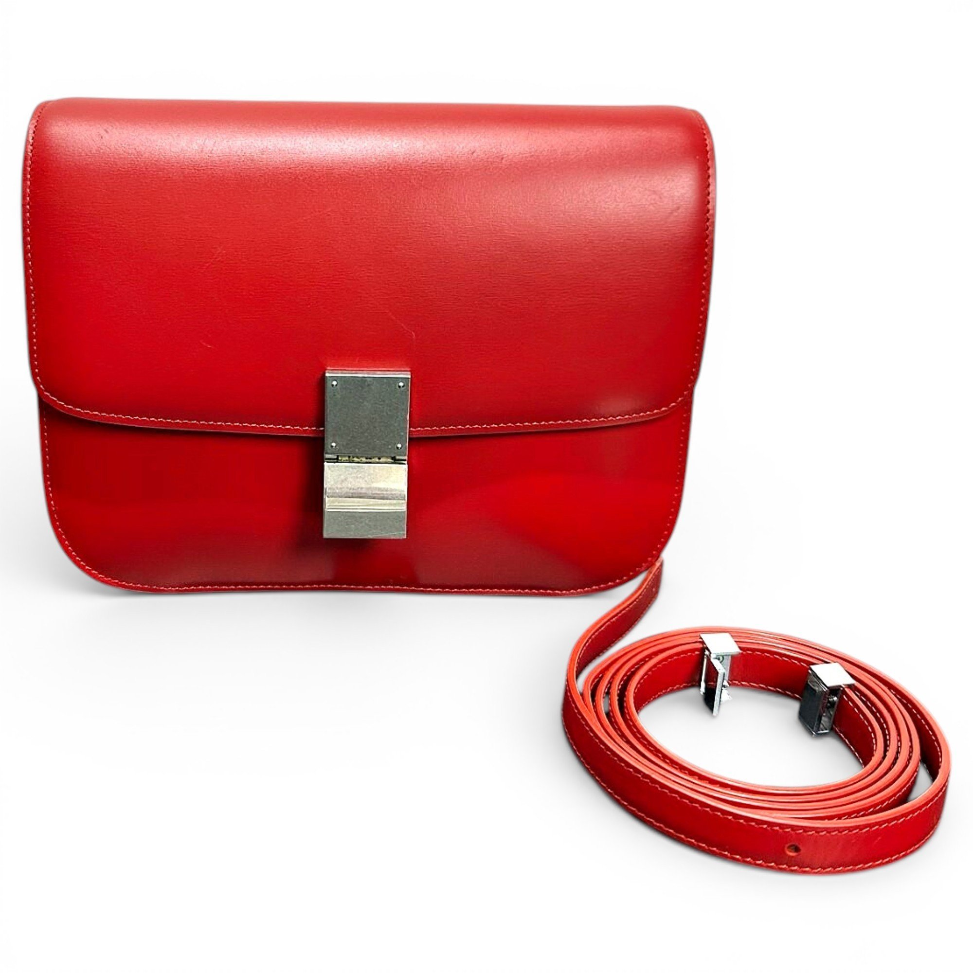 Classic leather handbag