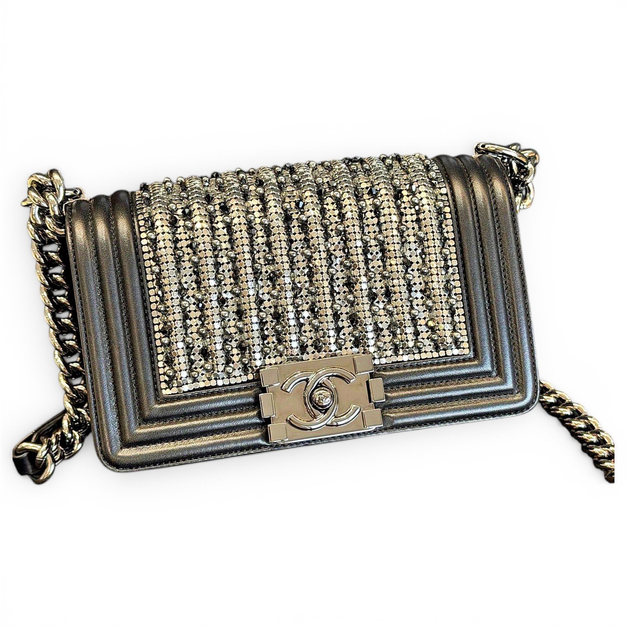 Boy leather crossbody bag