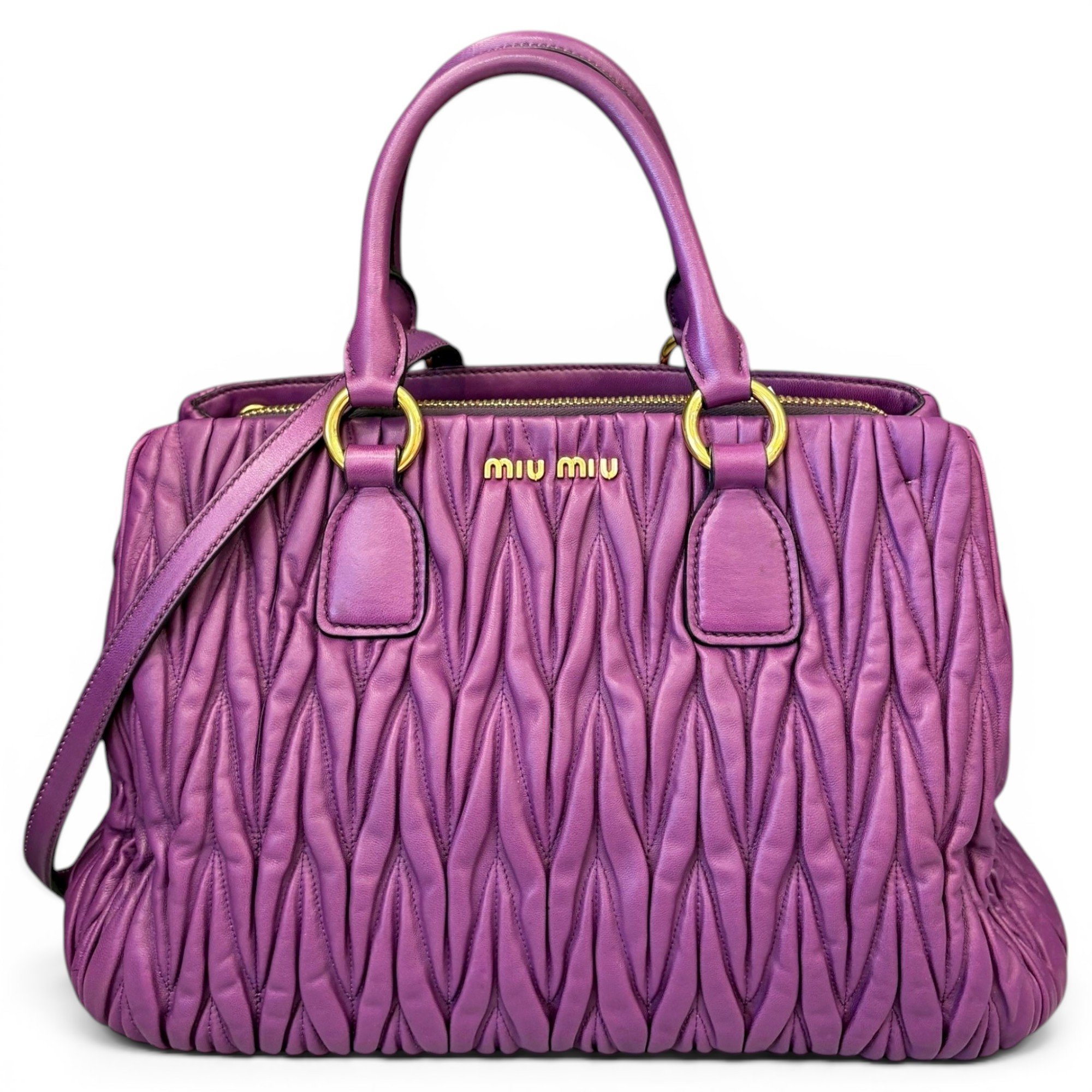 Leather tote