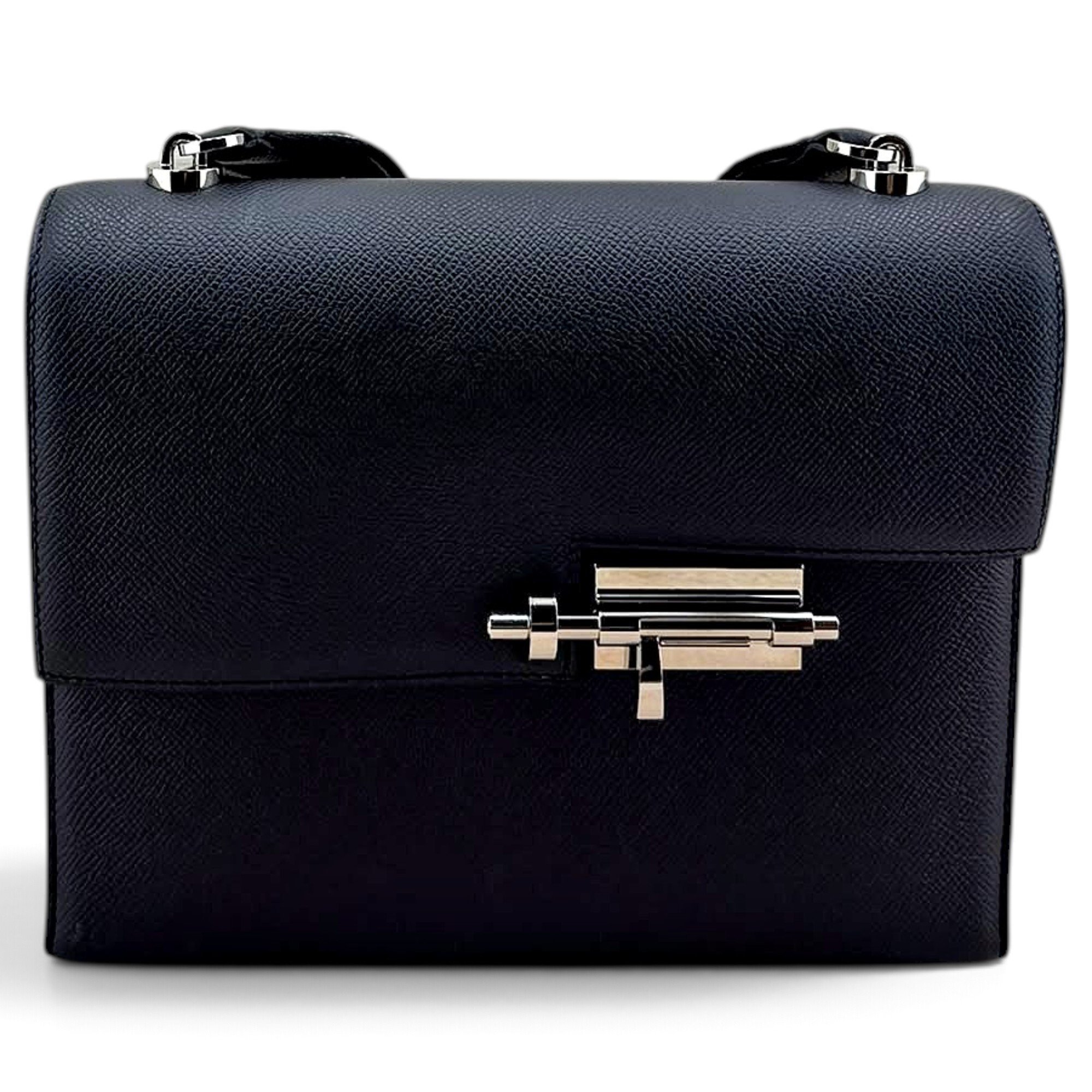 Verrou leather handbag