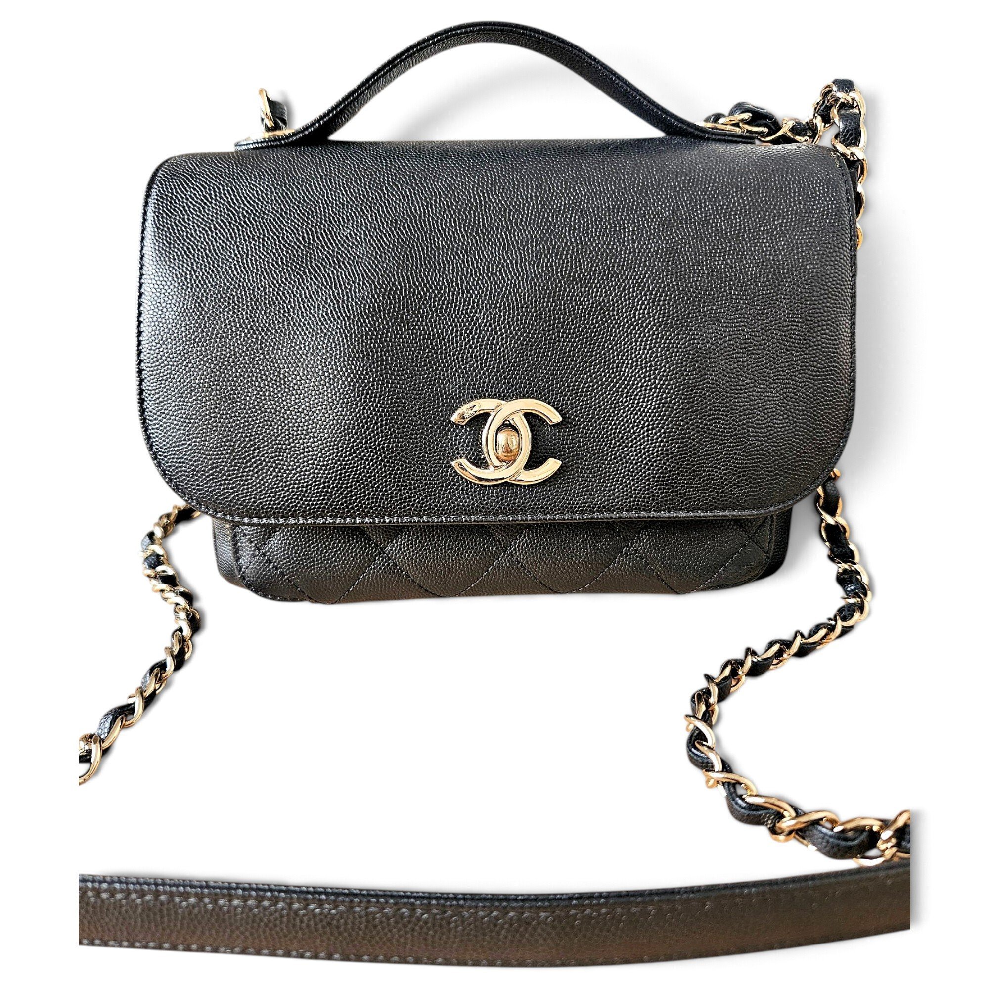 Business Affinity leather handbag