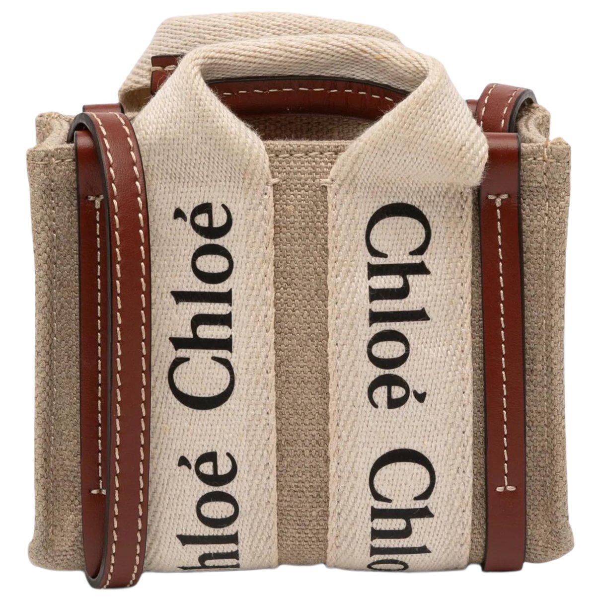 Woody cloth satchel