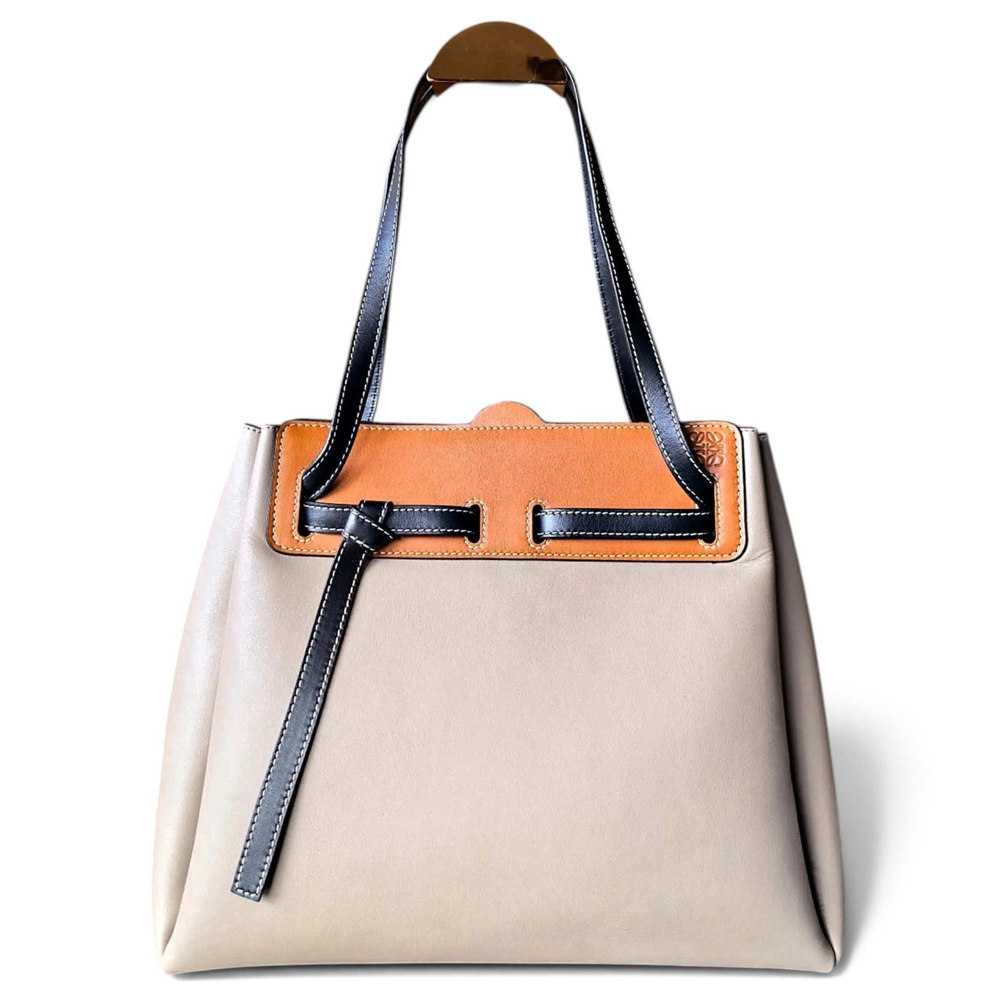 Lazo leather handbag