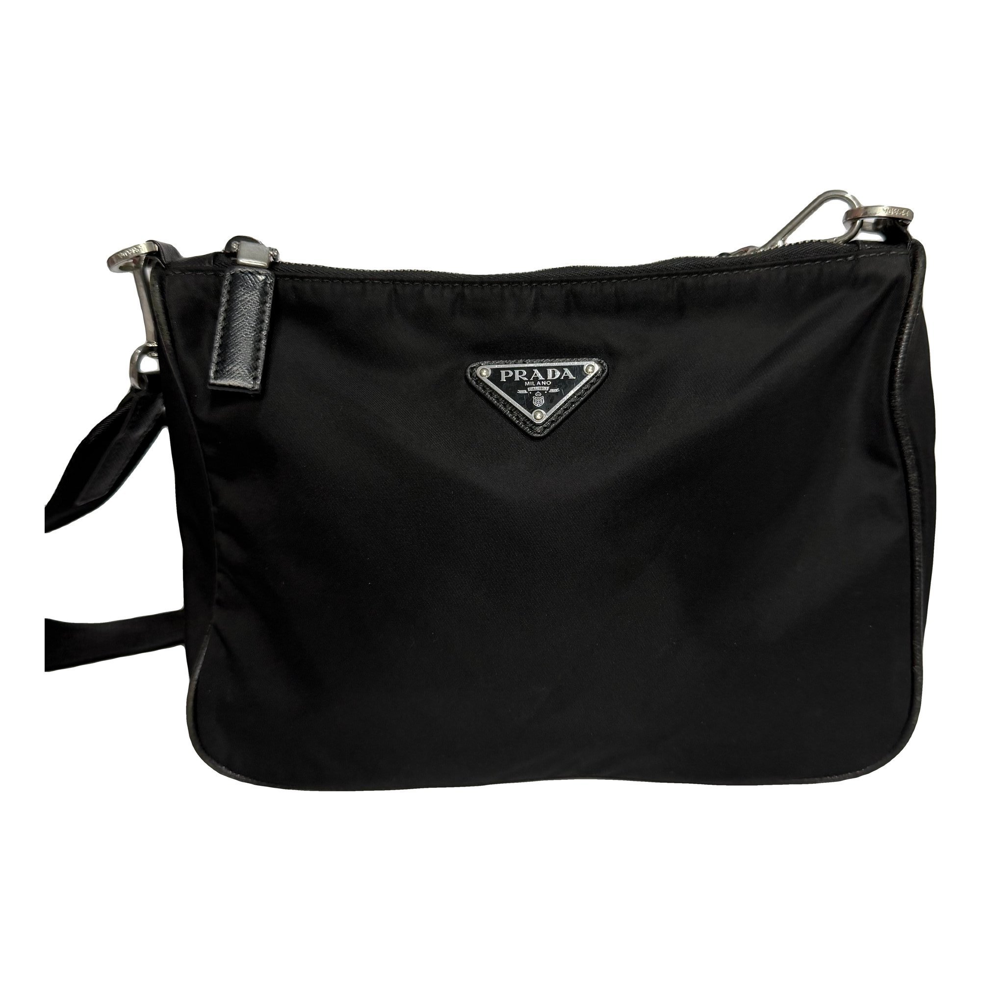 Re-Edition 2000 Double Zip cloth handbag