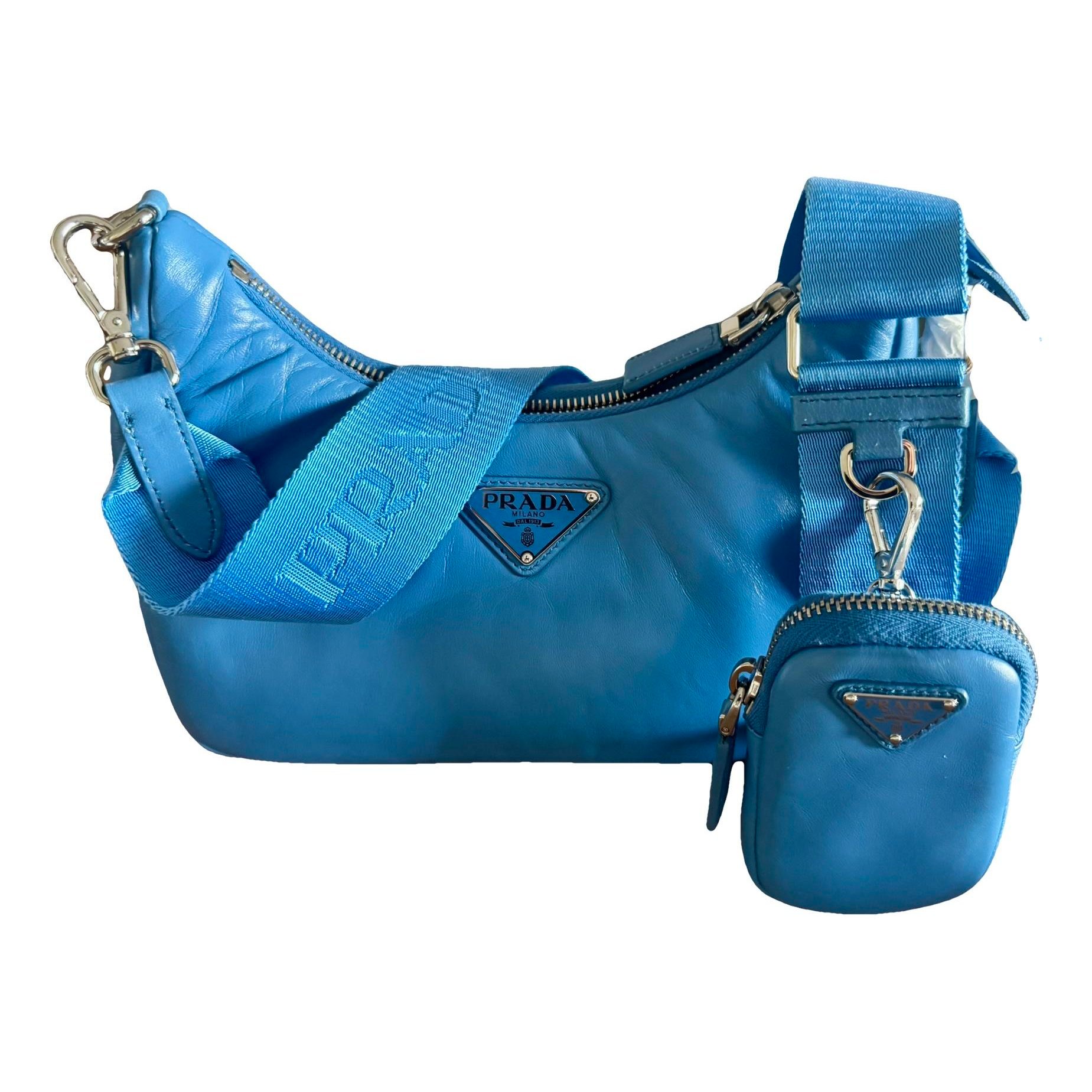 Re-edition leather handbag