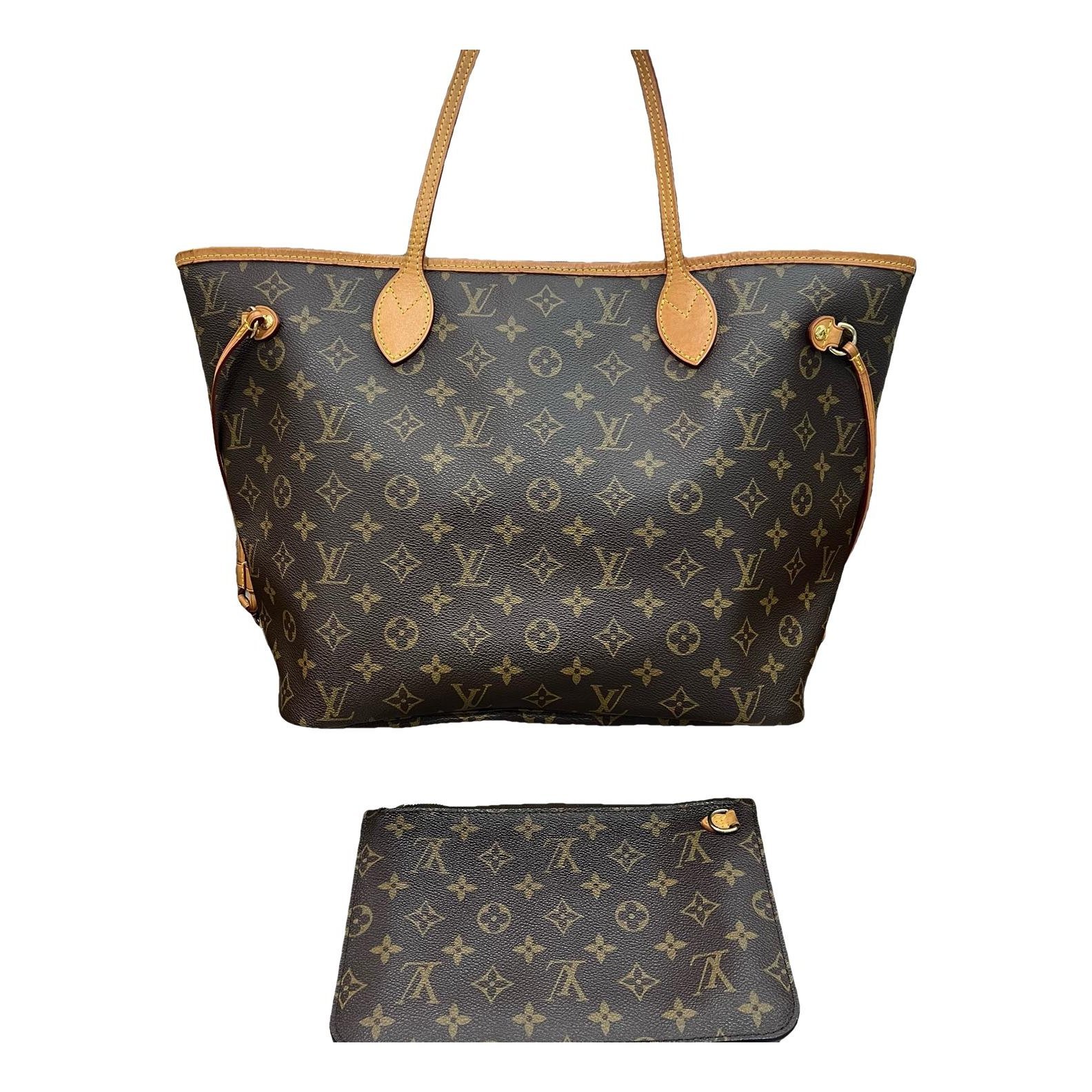 Neverfull leather handbag