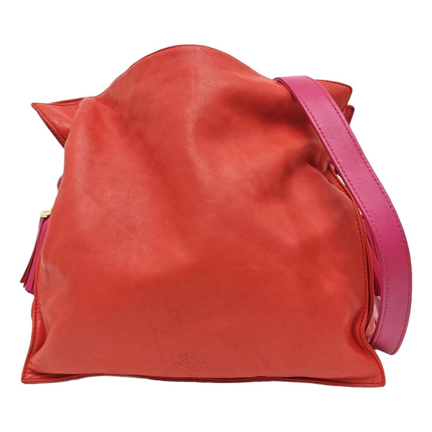 Flamenco leather handbag