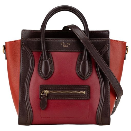 Luggage leather tote