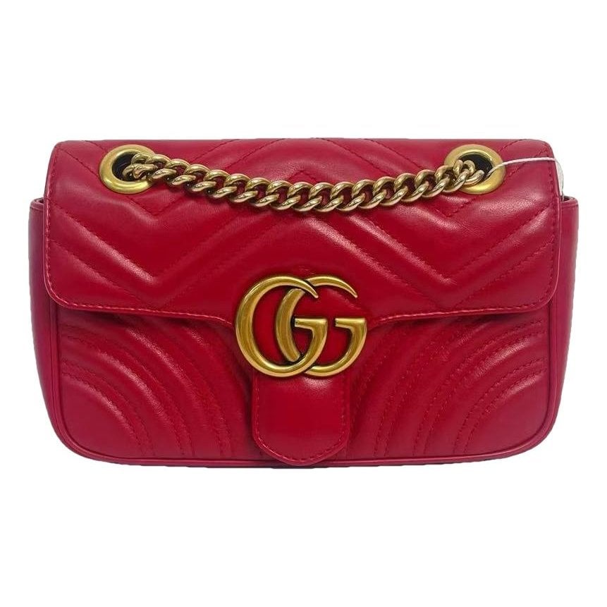 GG Marmont Flap leather handbag