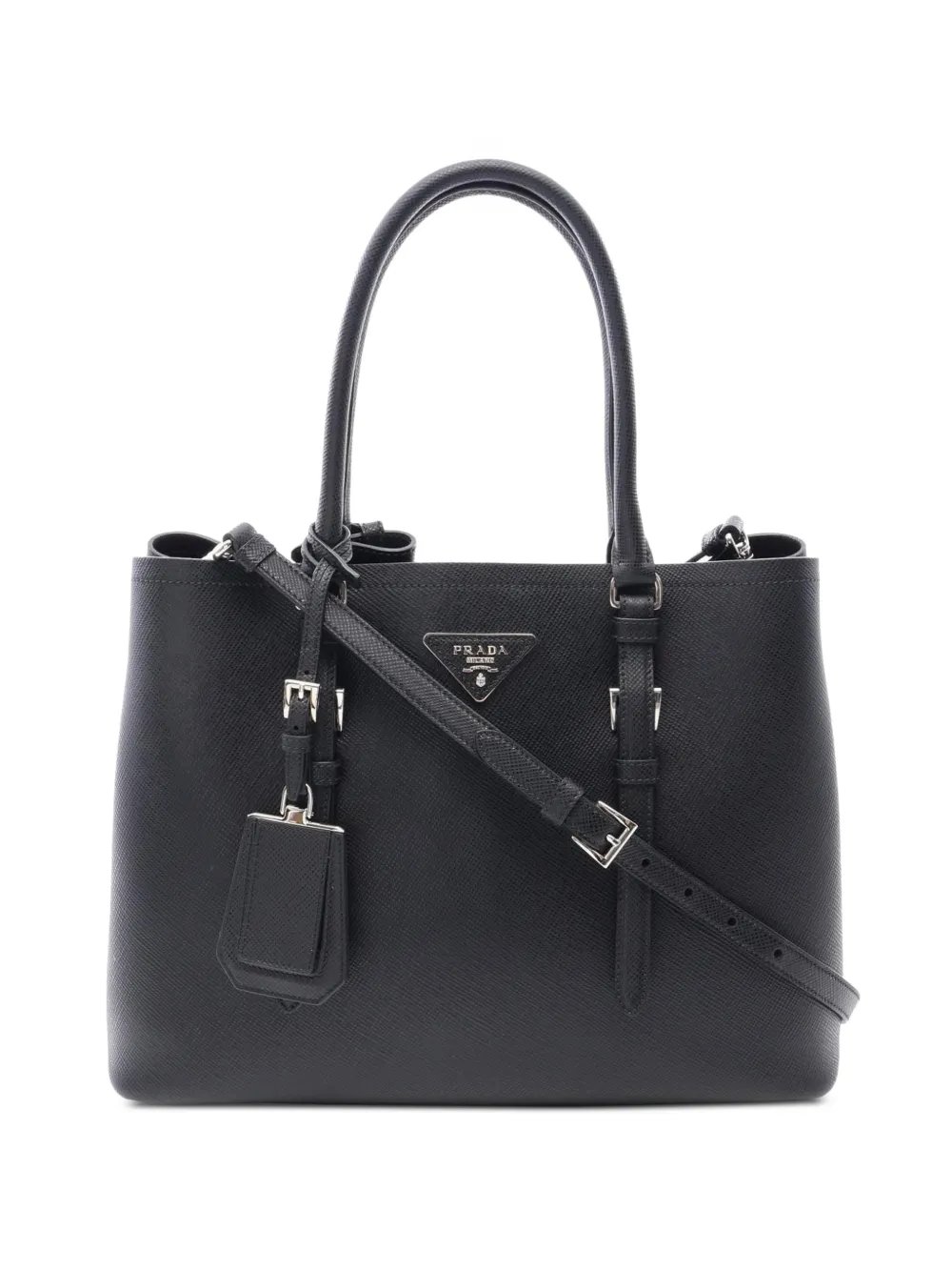 Saffiano-leather tote bag