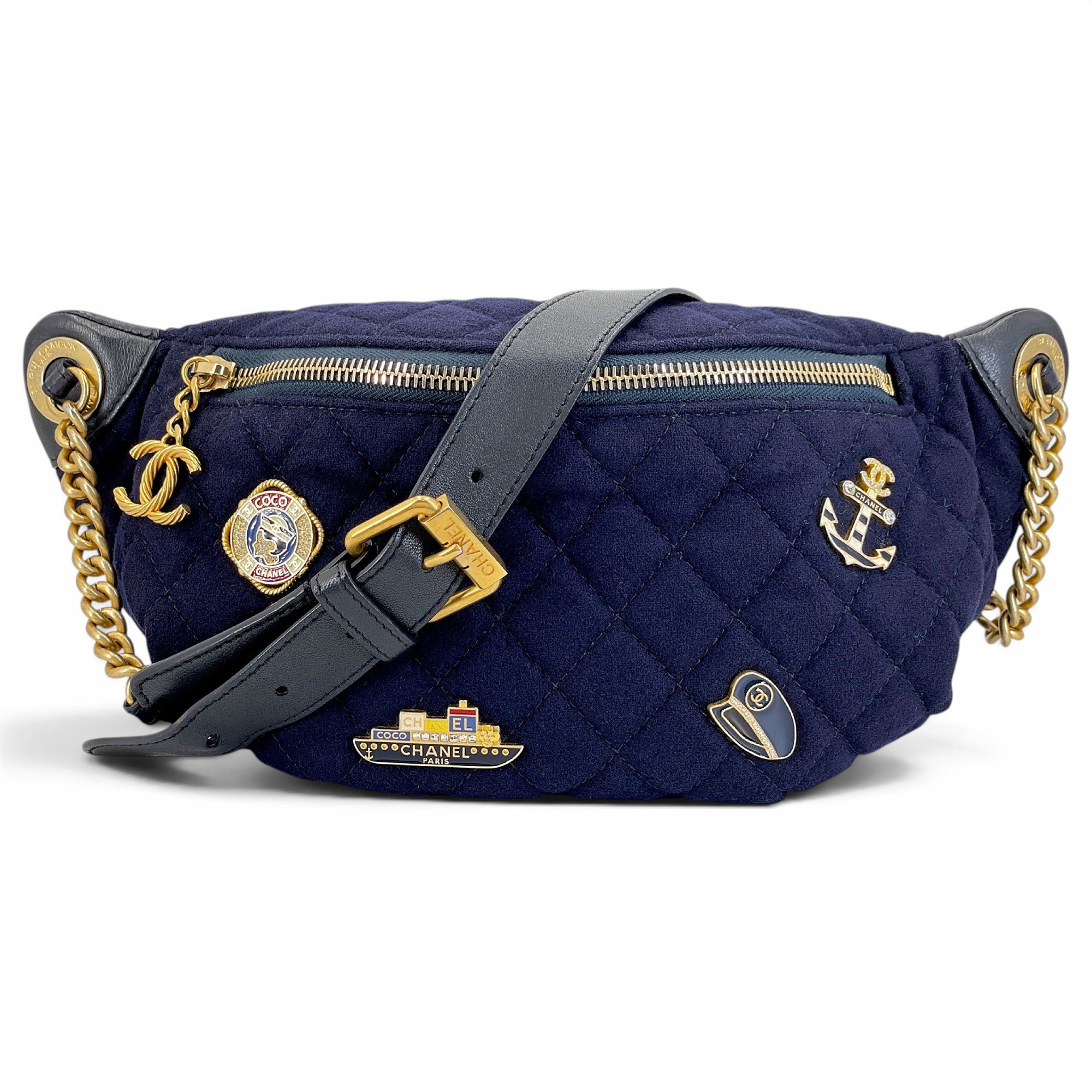 Wool crossbody bag