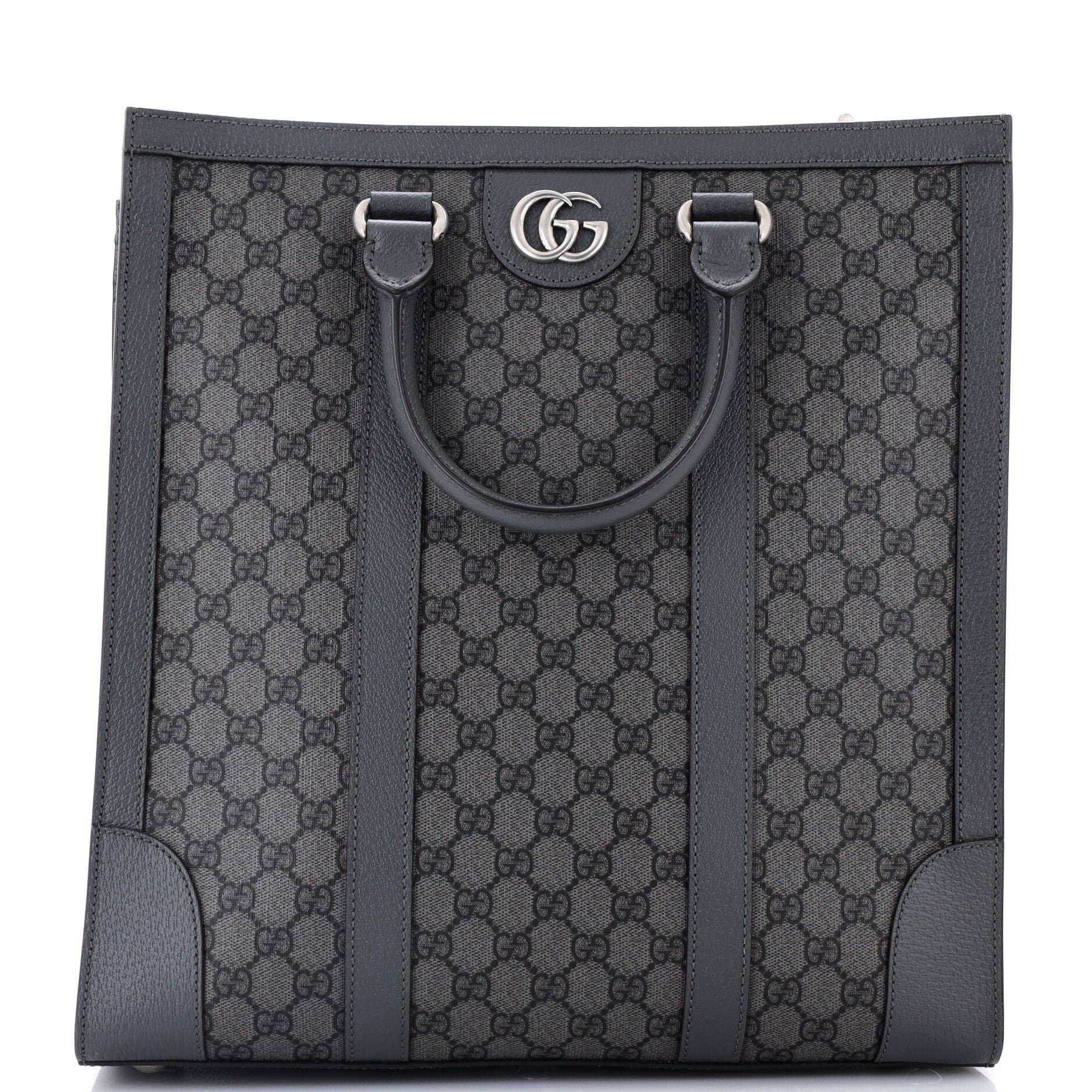 Ophidia Convertible Open Tote GG Coated Canvas Tall