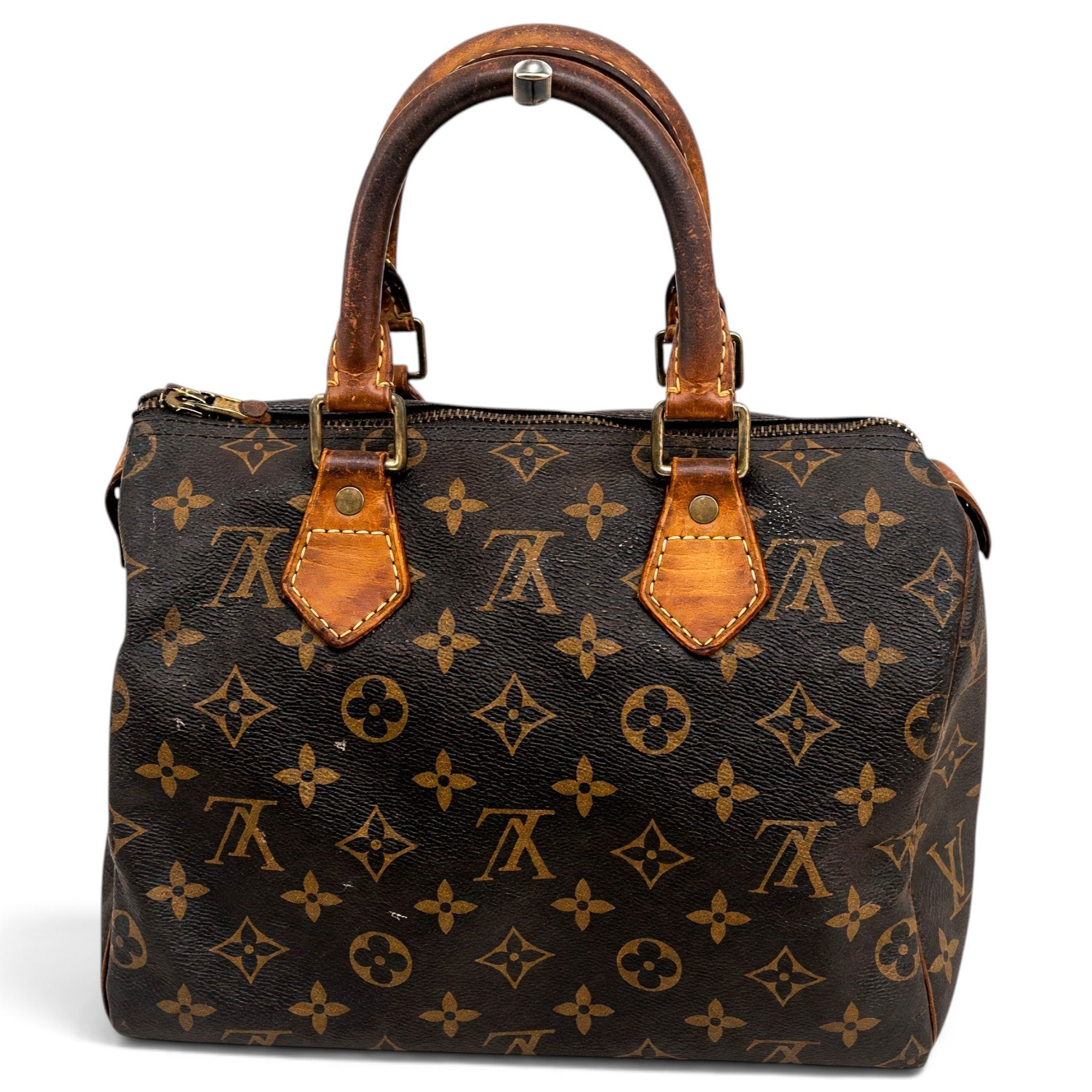 Speedy leather handbag