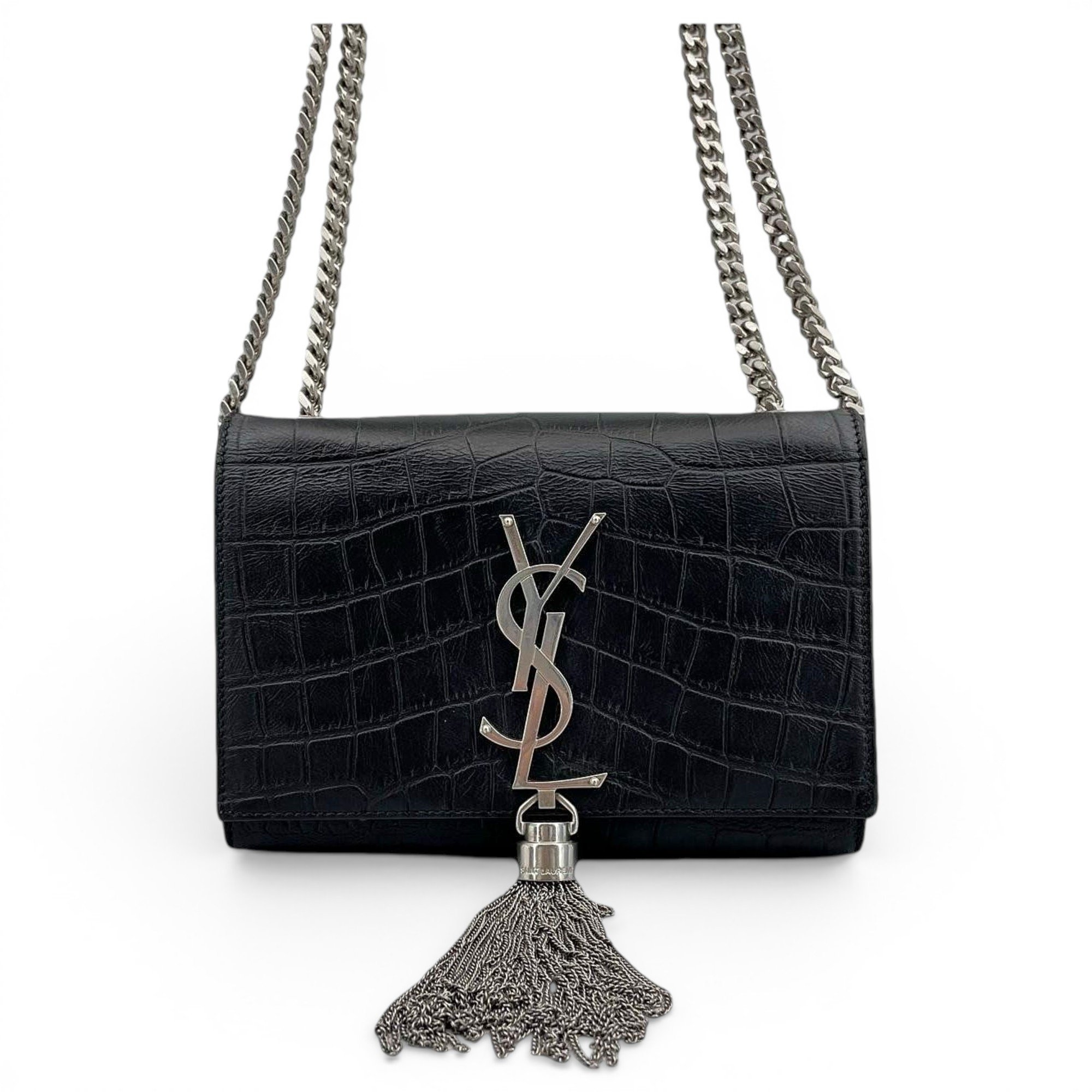 Pompom Kate leather handbag