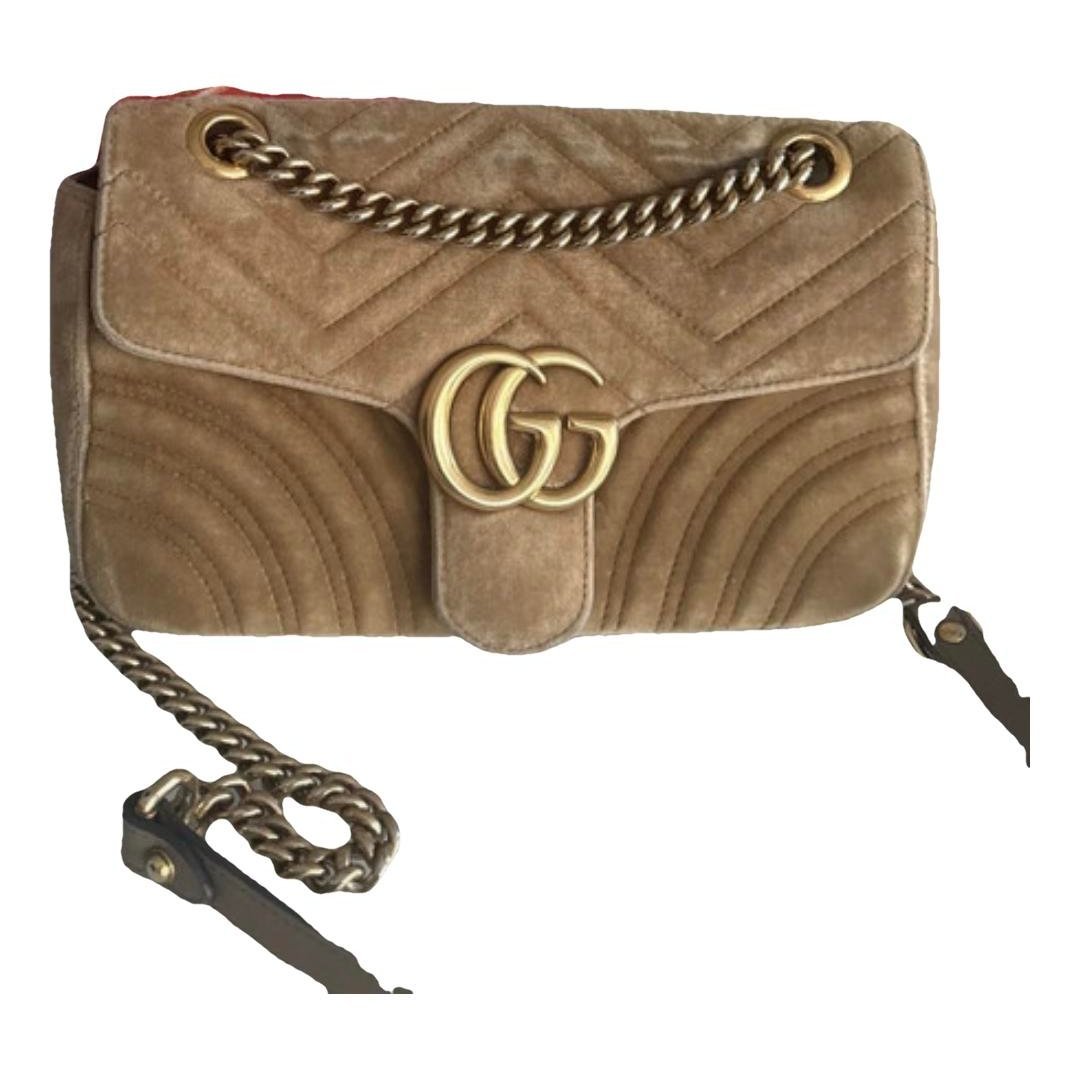 Marmont velvet crossbody bag