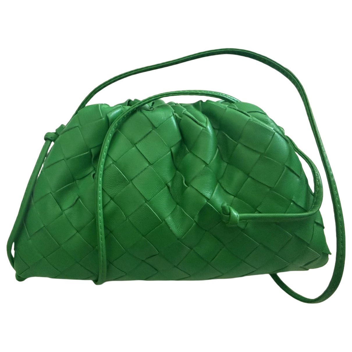 Pouch leather handbag
