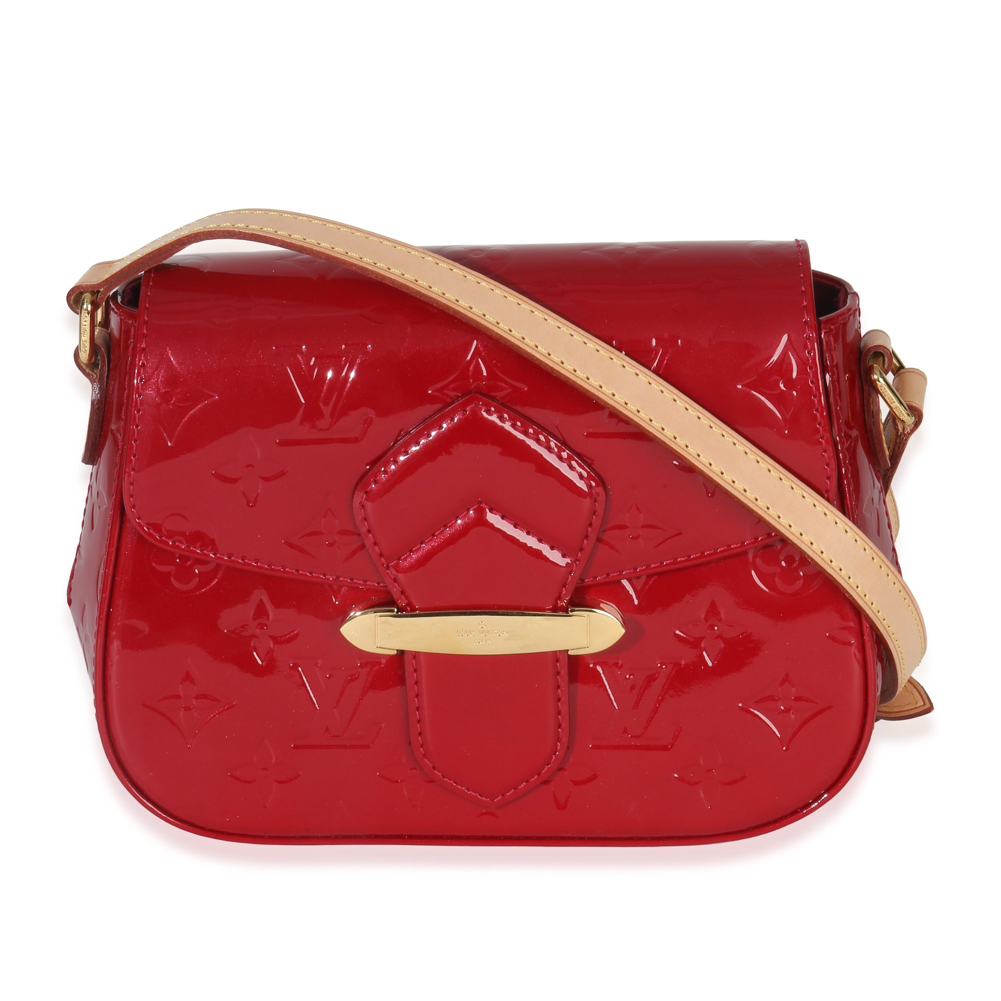 Patent leather handbag