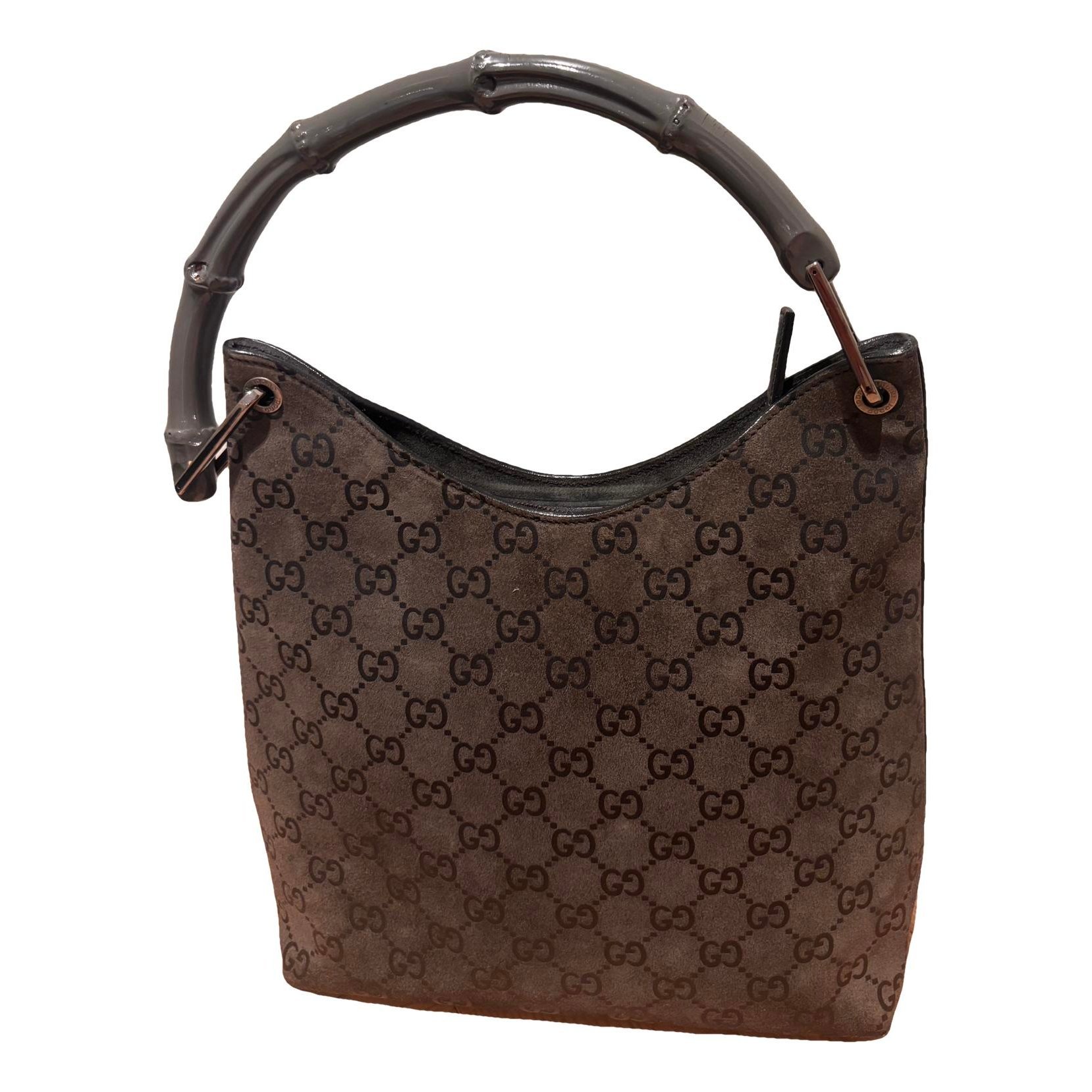 Bamboo leather handbag