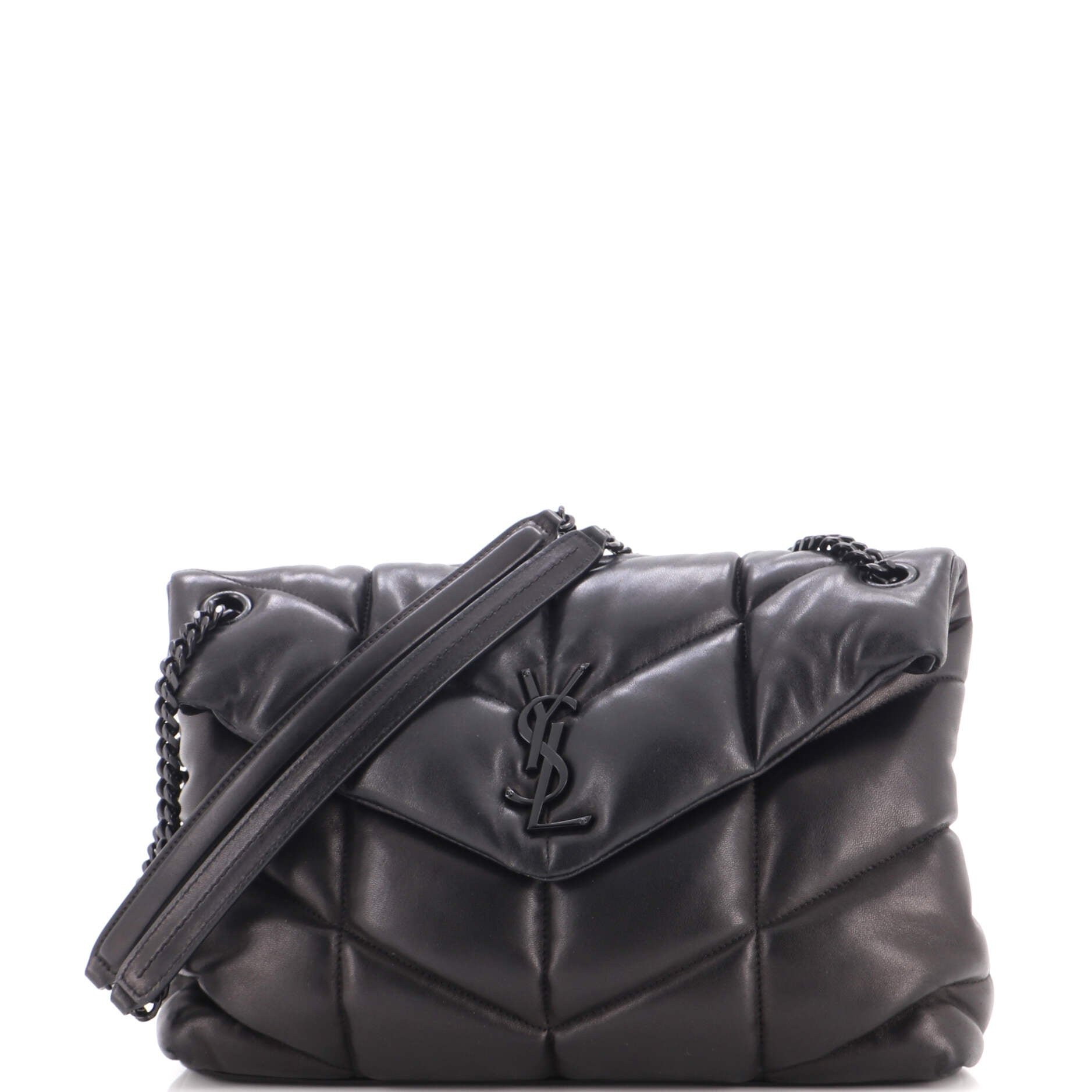 Loulou Puffer Shoulder Bag Quilted Leather Medium
