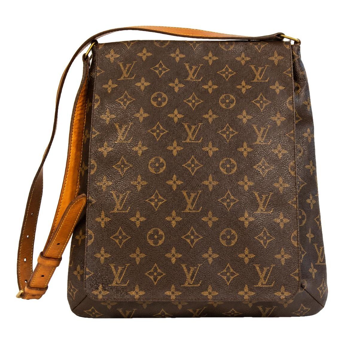 Musette cloth crossbody bag