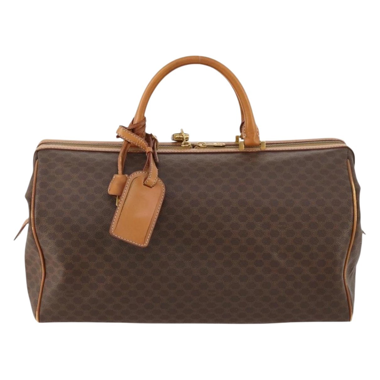 Leather bowling bag