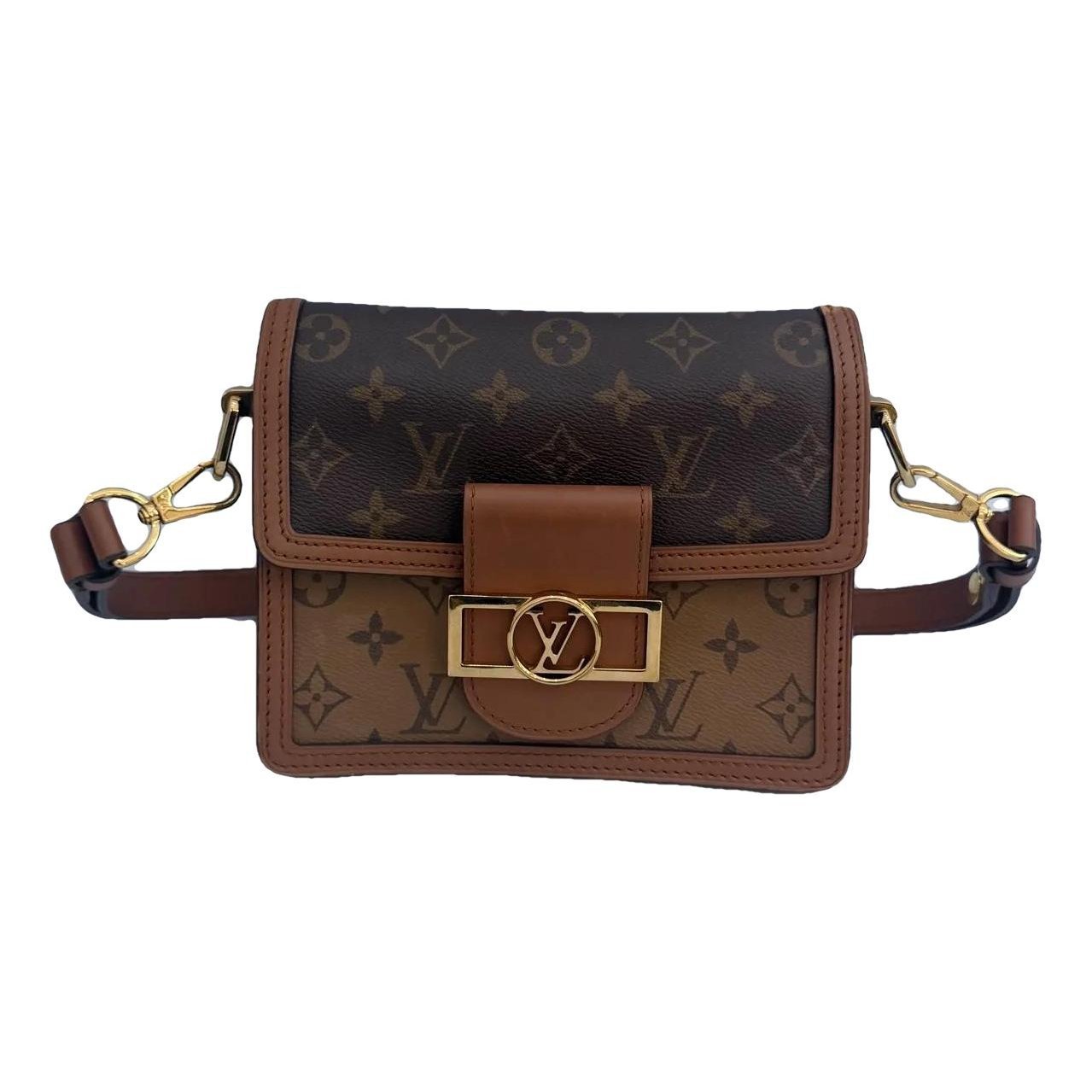 Dauphine leather handbag