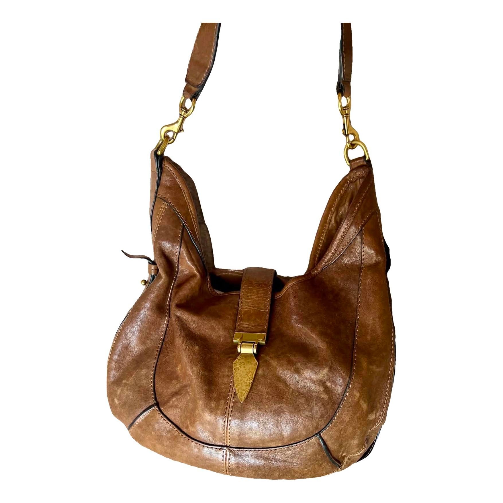 Leather crossbody bag