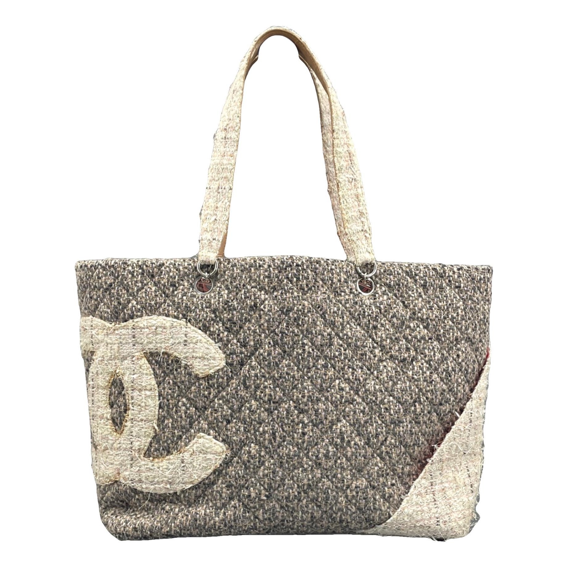 Cambon tweed tote