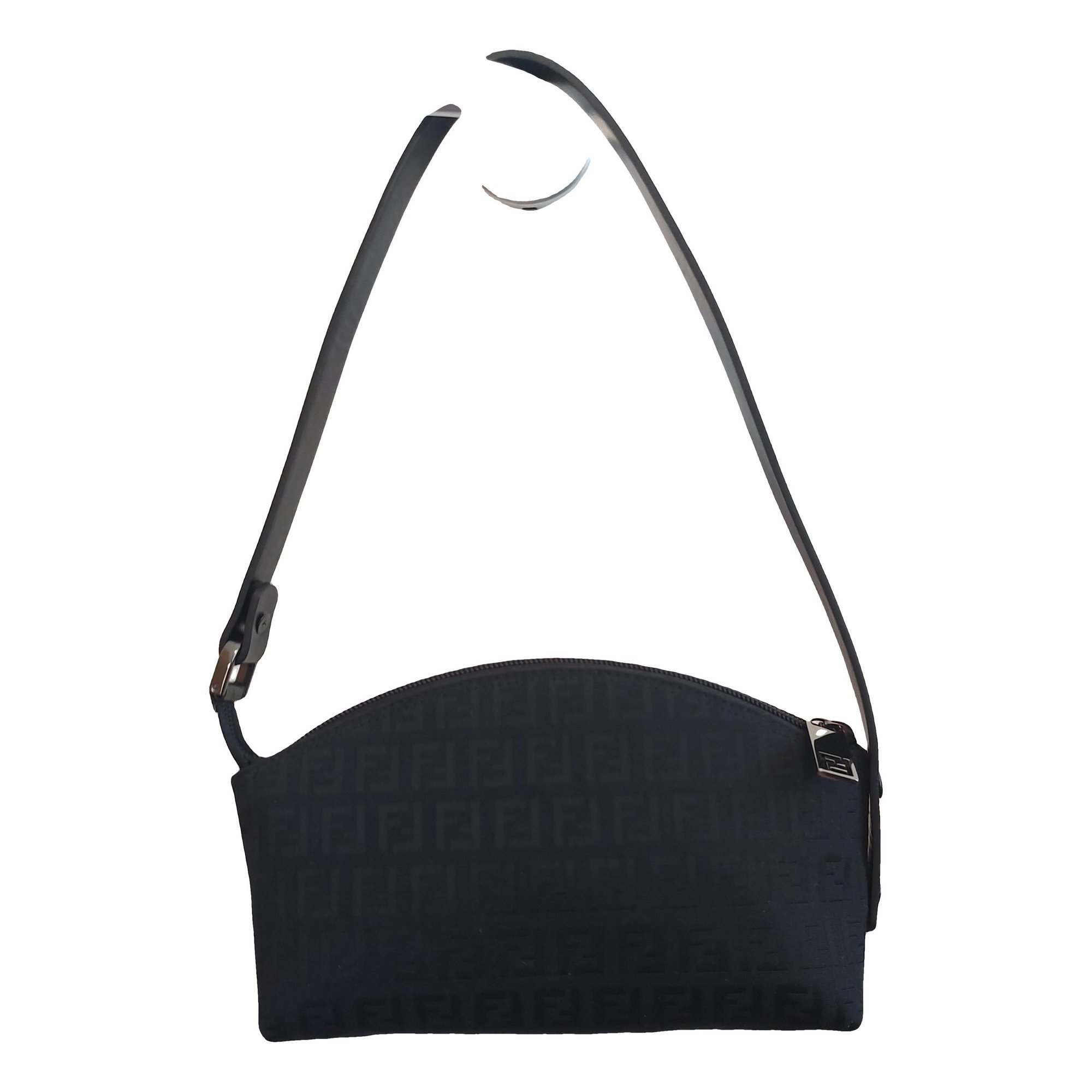 Double F cloth clutch bag