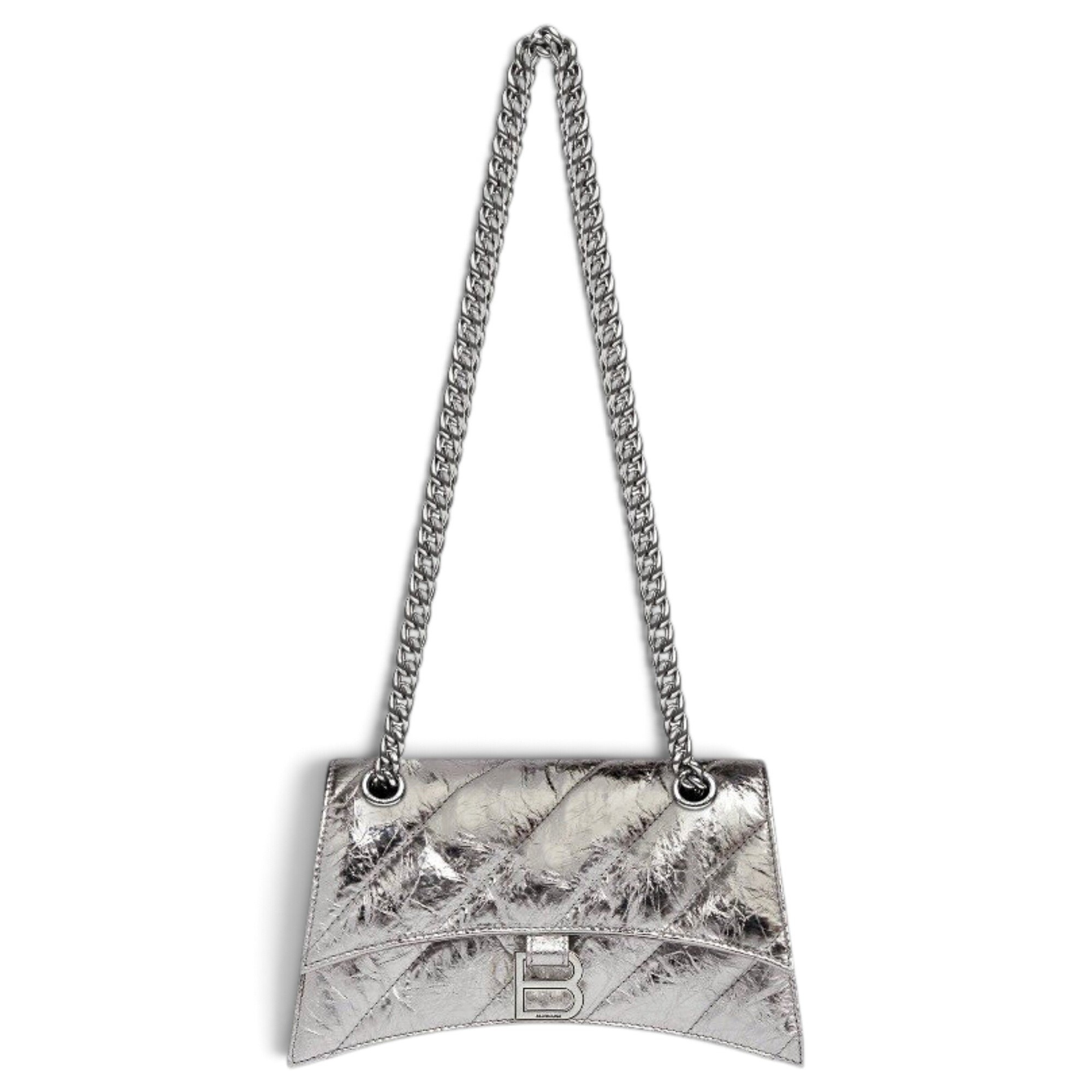 Crush leather crossbody bag