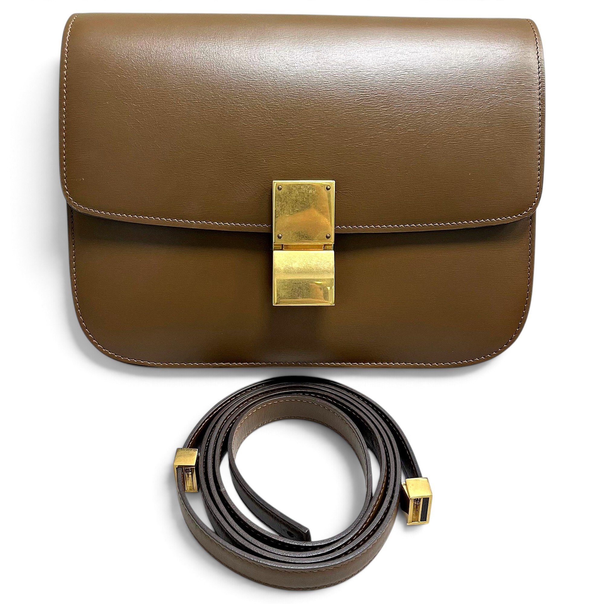 Classic leather handbag